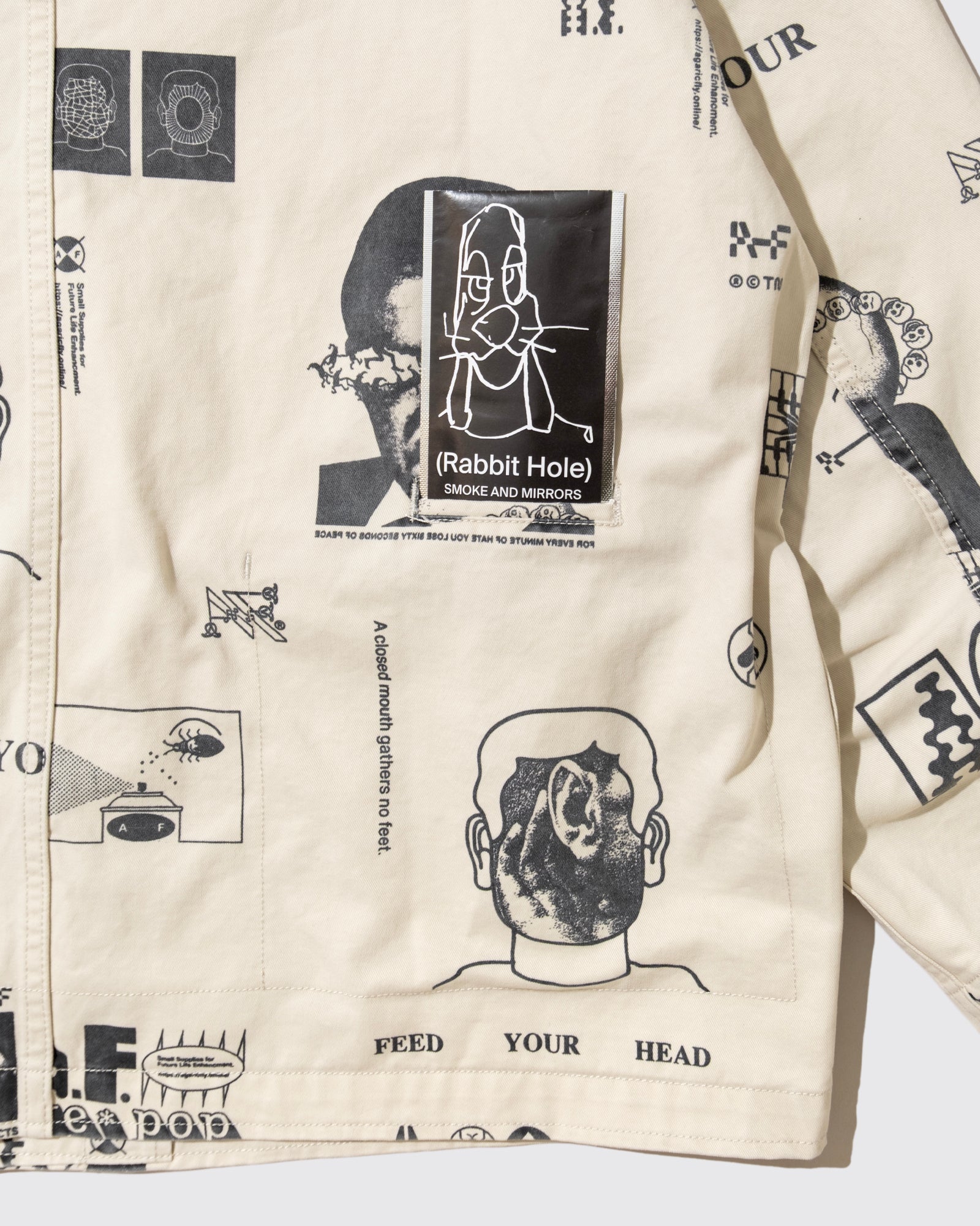HEAD LIKE A HOLE WORK JKT (Ivory)