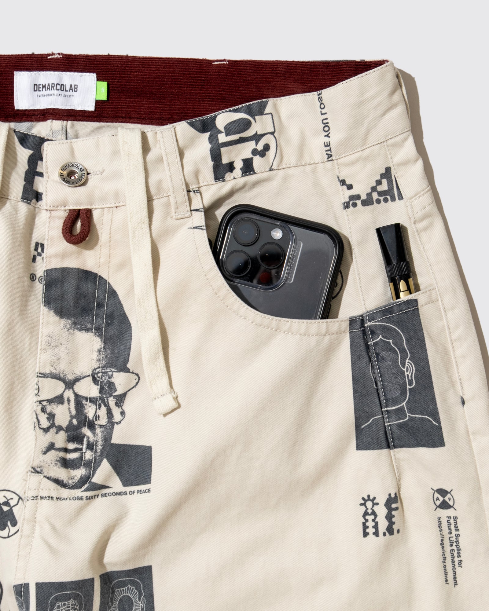HEAD LIKE A HOLE WORK PANT (Ivory)