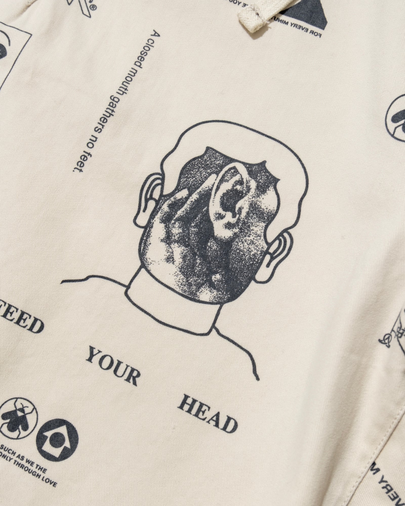 HEAD LIKE A HOLE WORK PANT (Ivory)