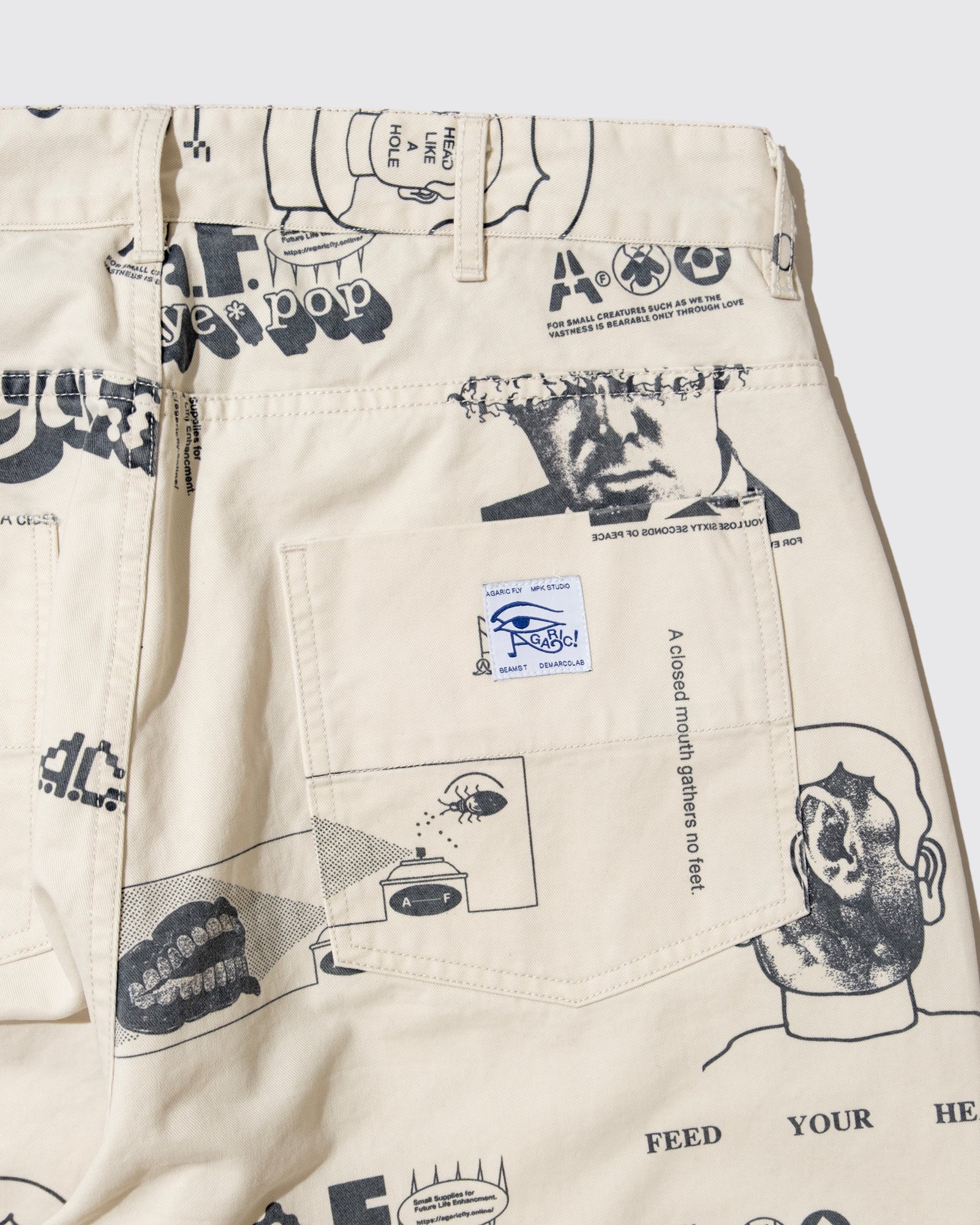 HEAD LIKE A HOLE WORK PANT (Ivory)