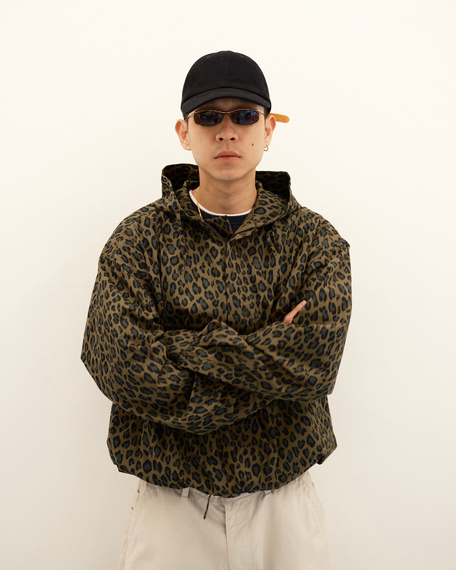 1NE2WO LEO Z/H OVER SHIRT (Olive)