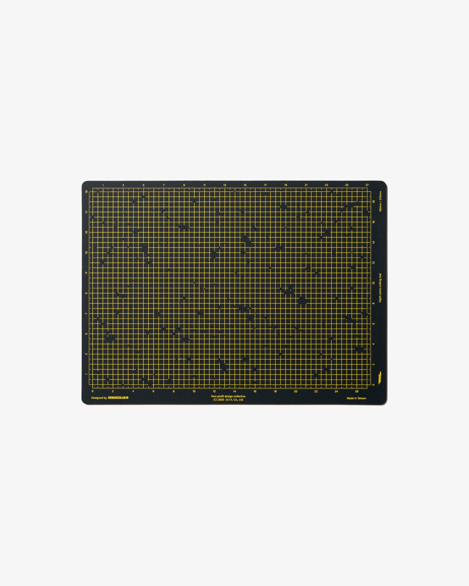 NIGHT CAMO CUTTING MAT (Black*Yellow)