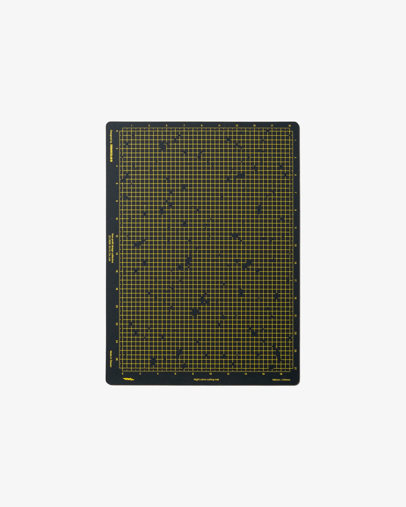 NIGHT CAMO CUTTING MAT (Black*Yellow)