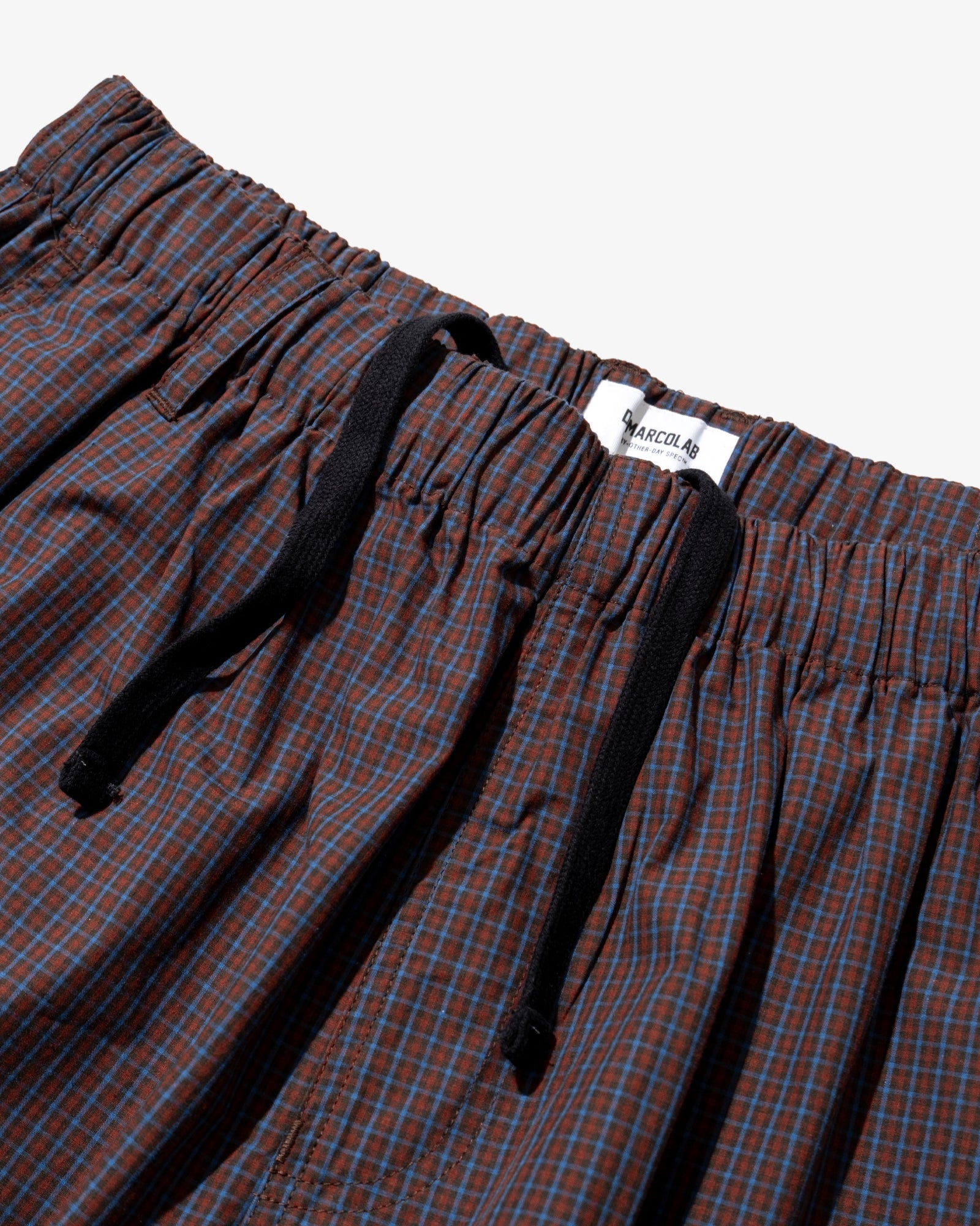 PLAID JUMBO SHORTS (Crimson)
