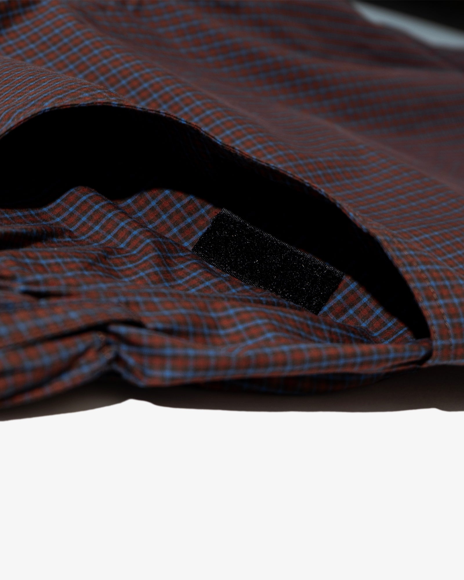PLAID JUMBO SHORTS (Crimson)