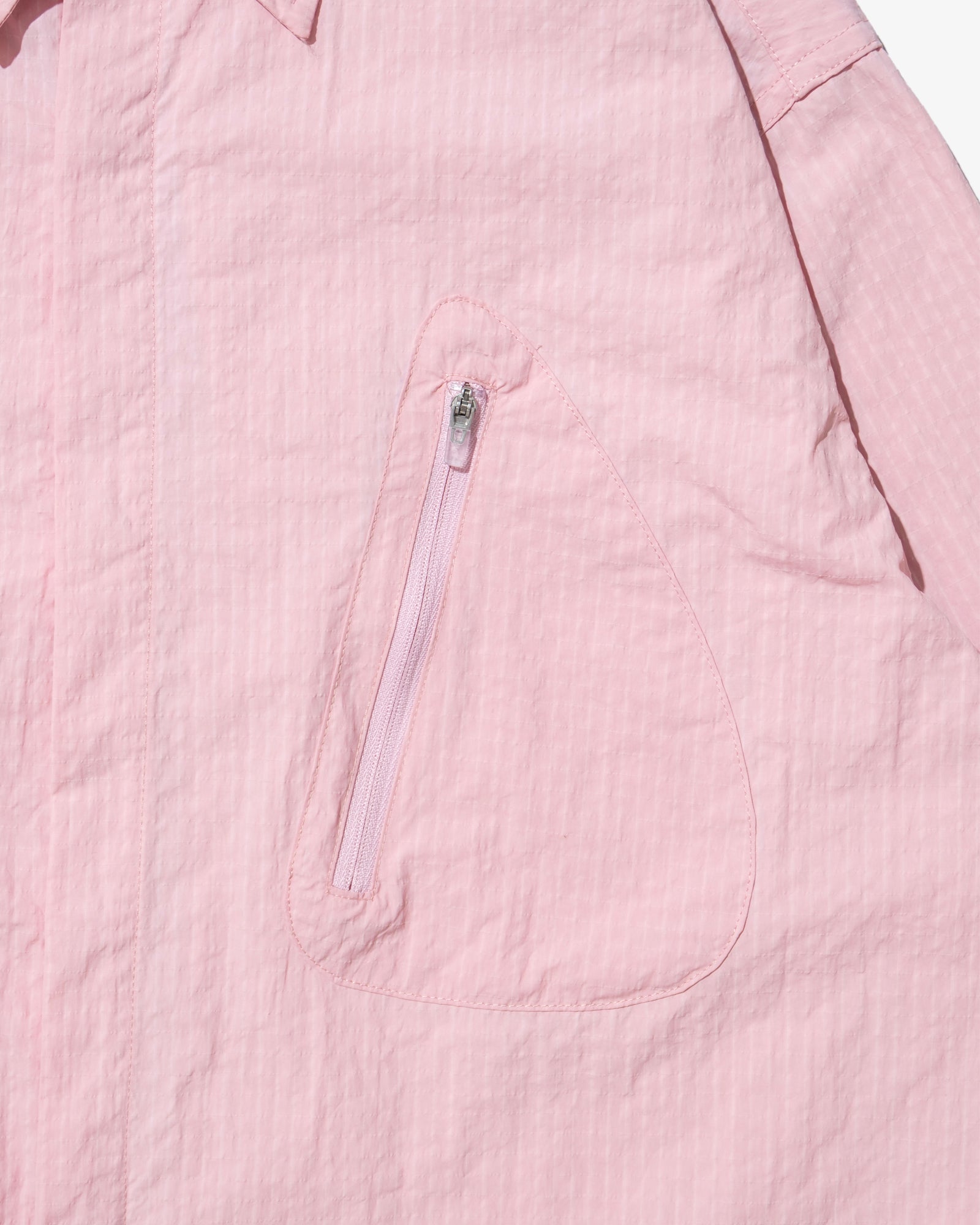 ATOM II GRID NYLON SHIRT (Pink)