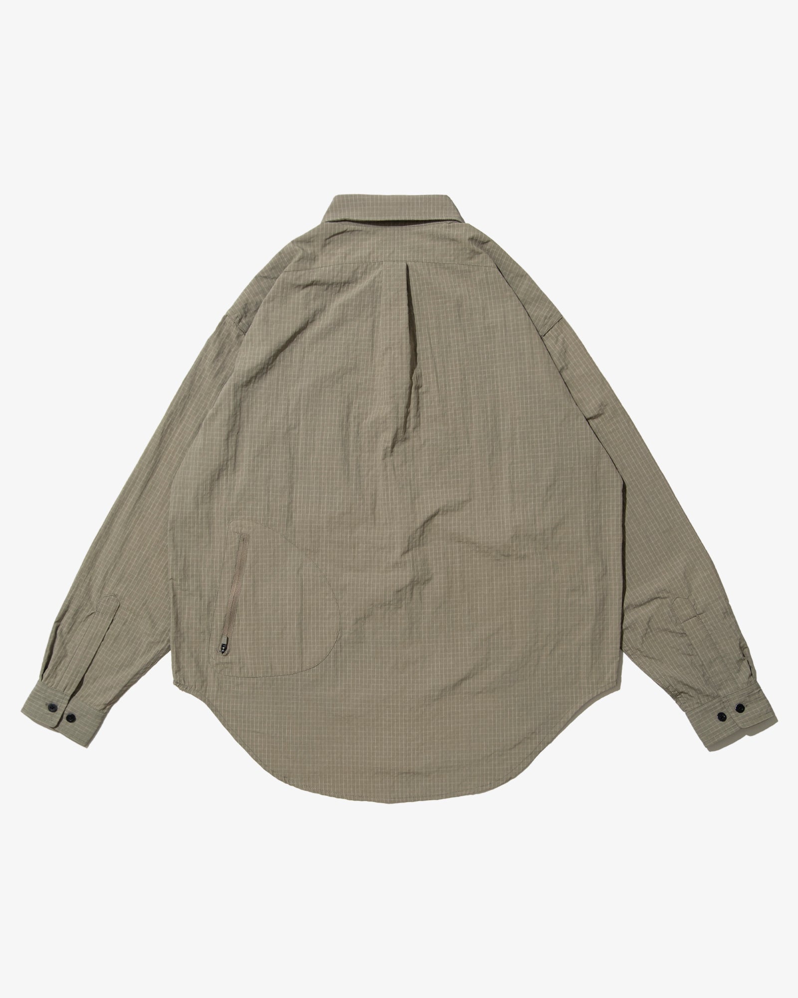 ATOM II GRID NYLON SHIRT (Sage)