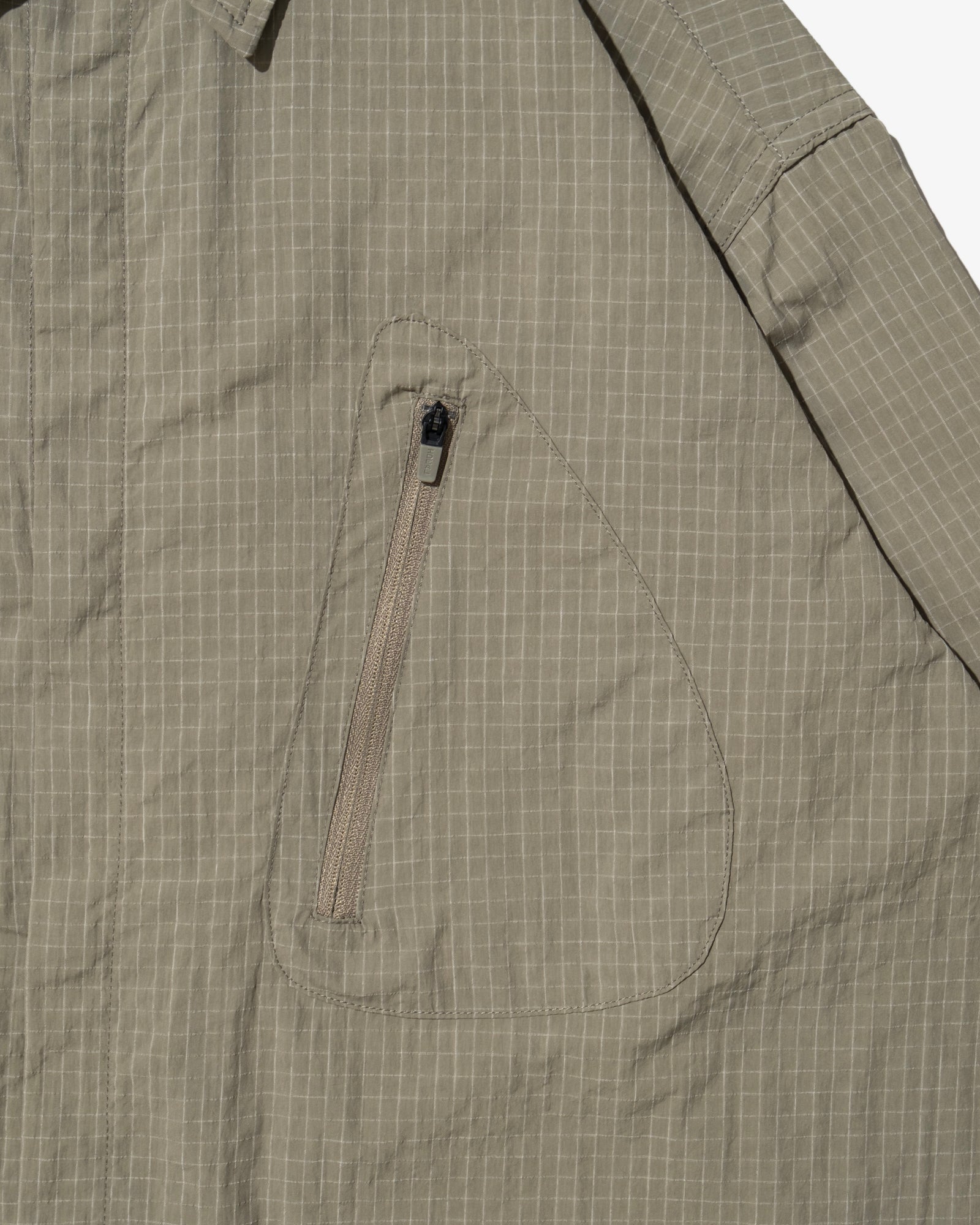ATOM II GRID NYLON SHIRT (Sage)