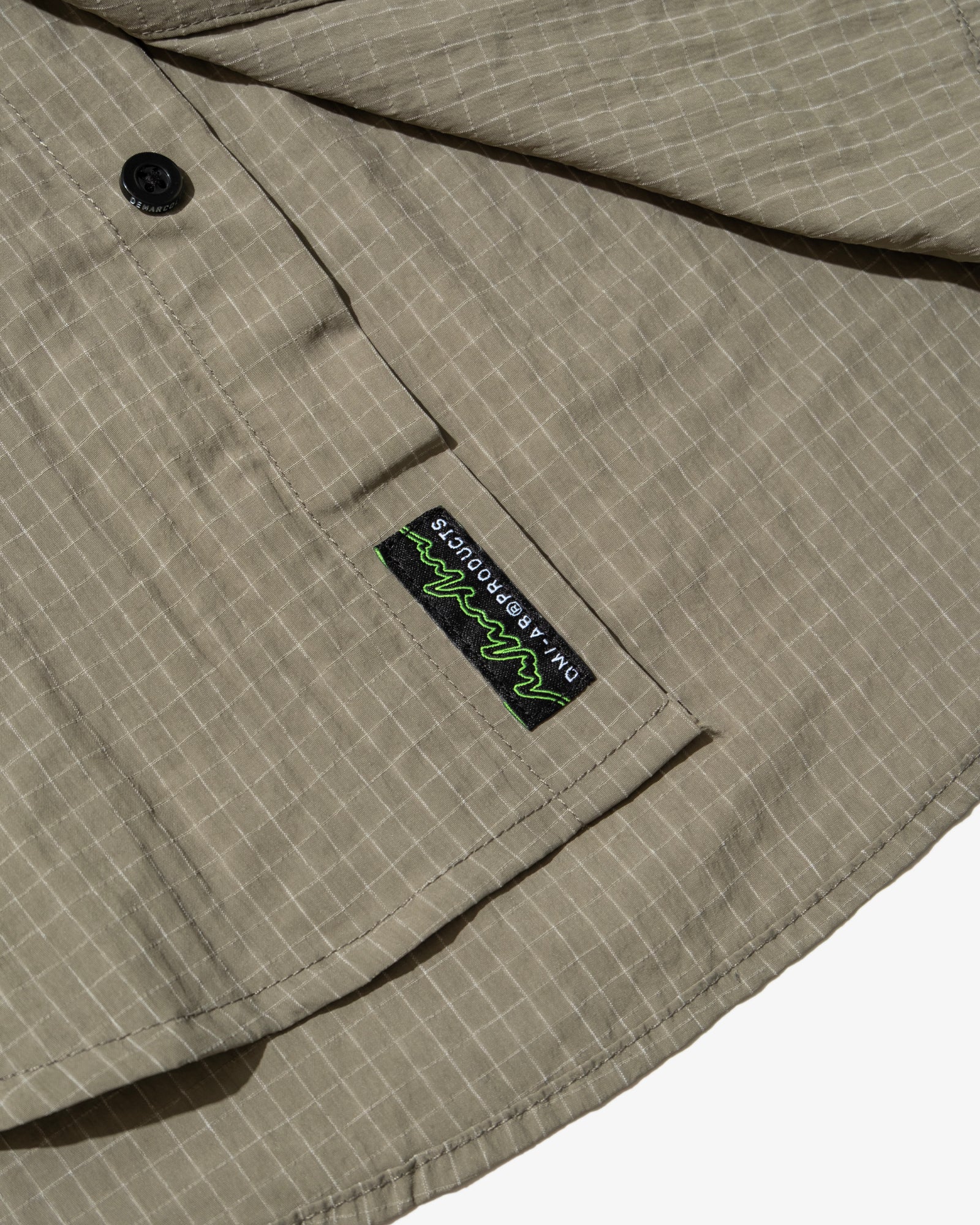 ATOM II GRID NYLON SHIRT (Sage)