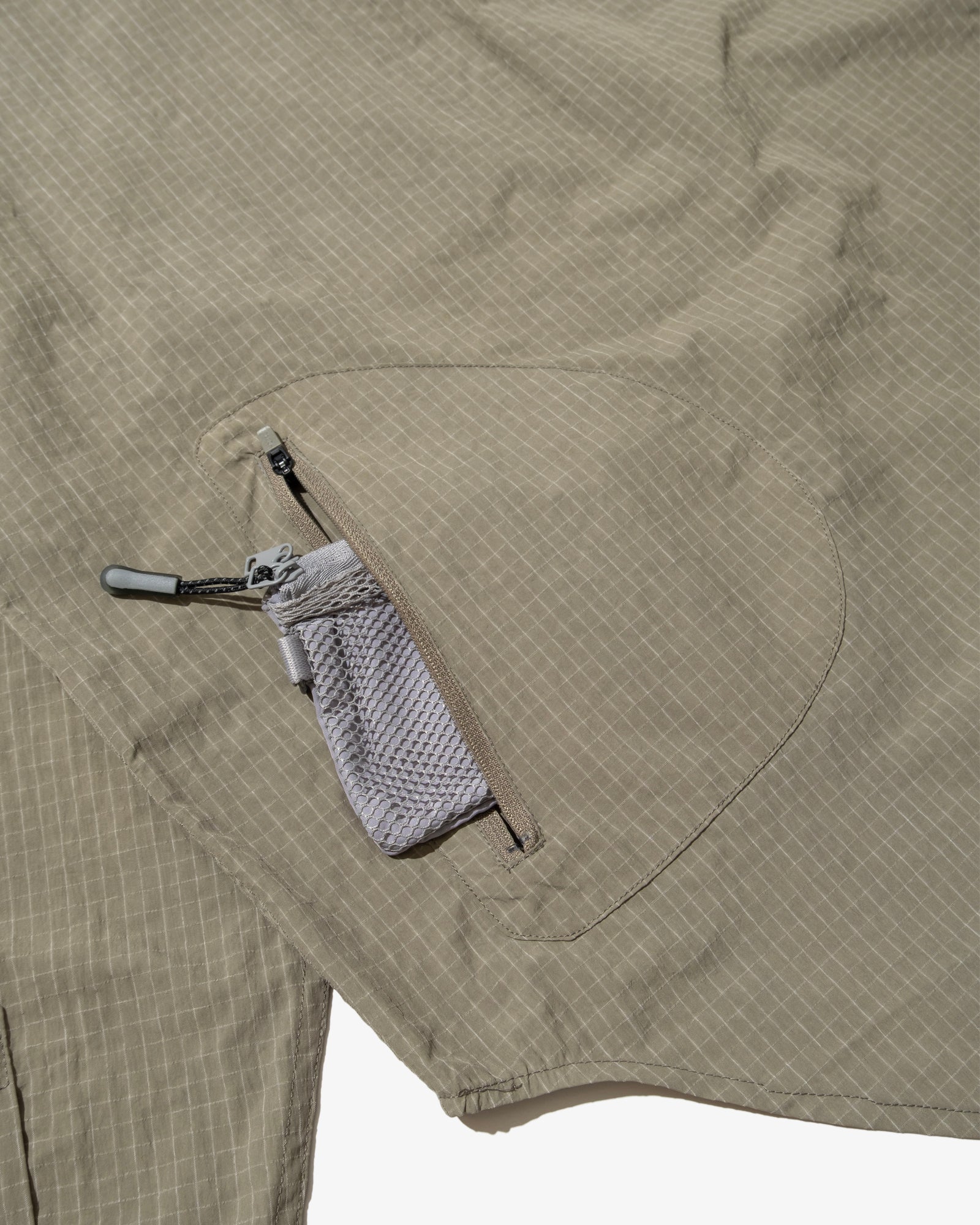 ATOM II GRID NYLON SHIRT (Sage)