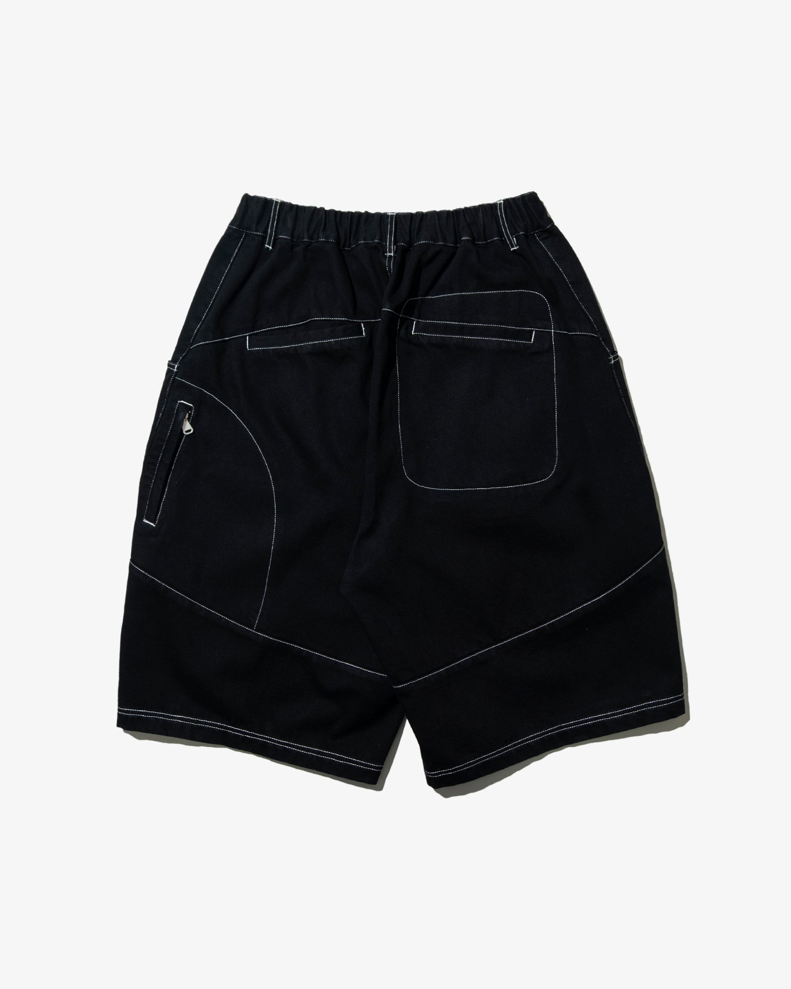 DENIM MOTO SHORTS