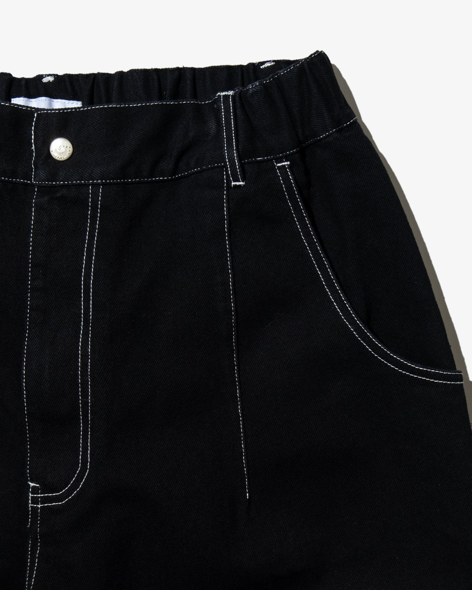 DENIM MOTO SHORTS
