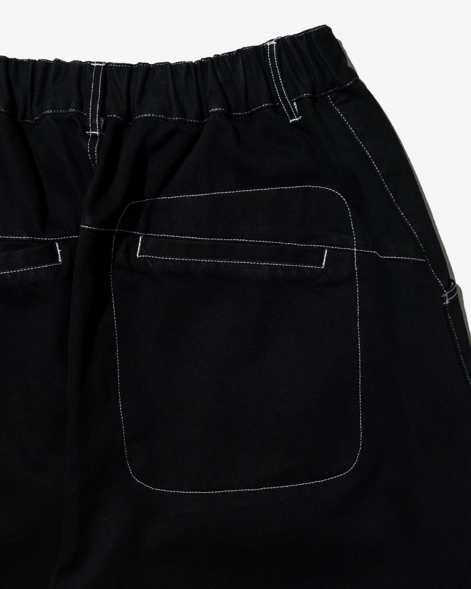 DENIM MOTO SHORTS