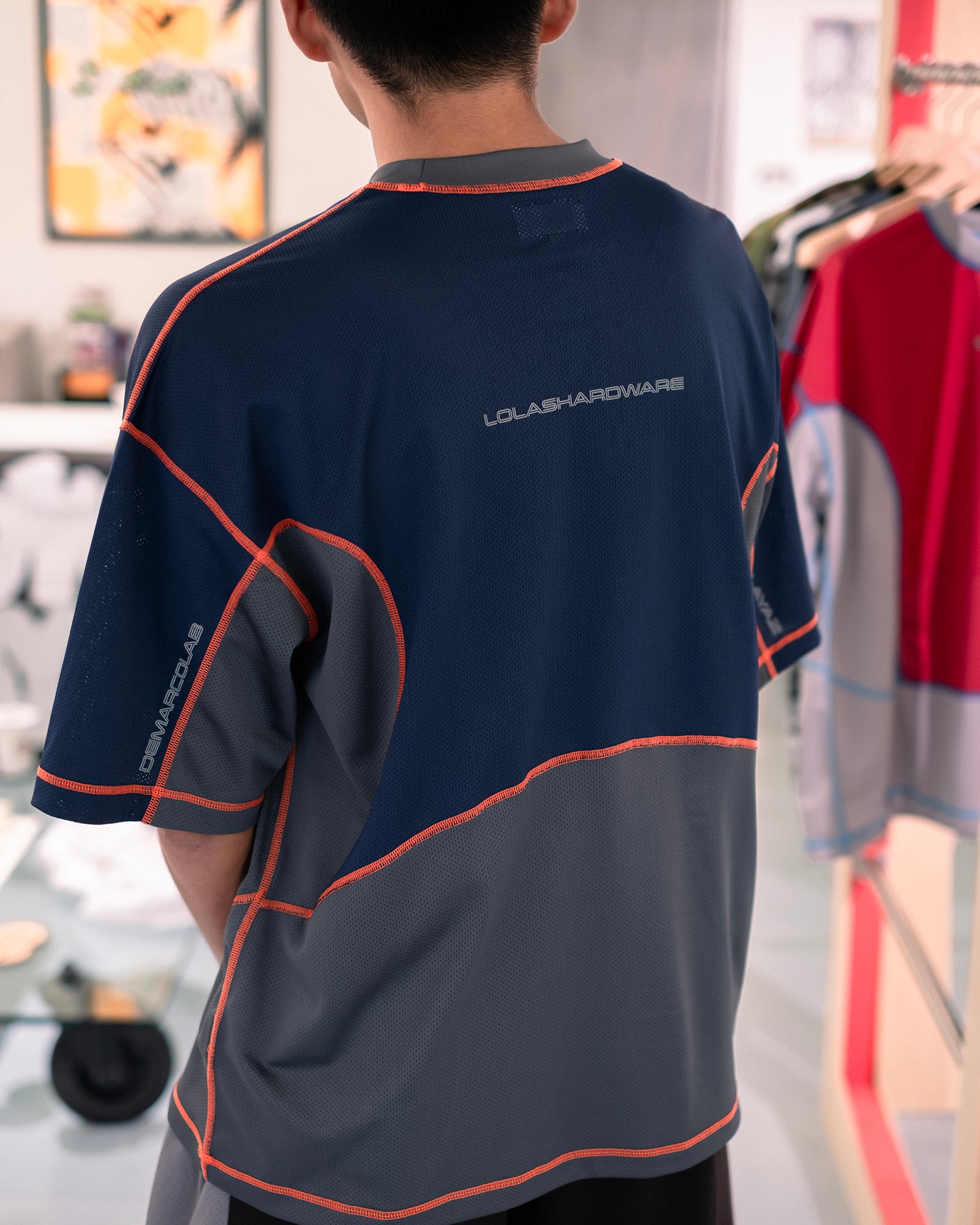SICK TEAM MESH TRAINING TOP (Navy)