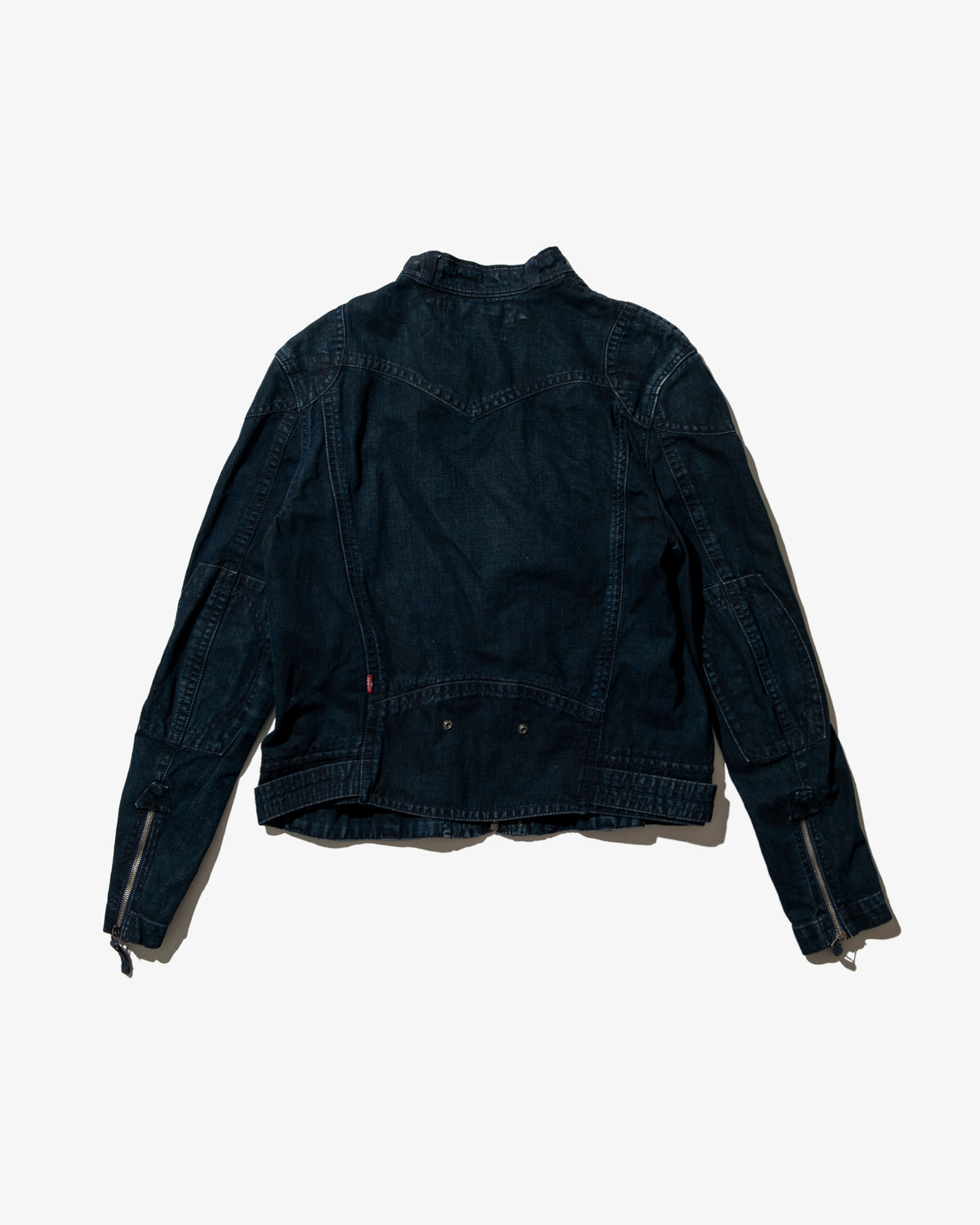 DENIM BIKER JACKET