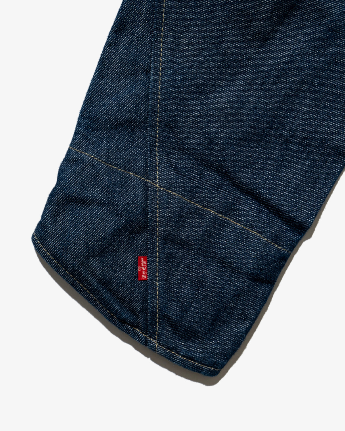 ENGINEERED DENIM HOODED COAT