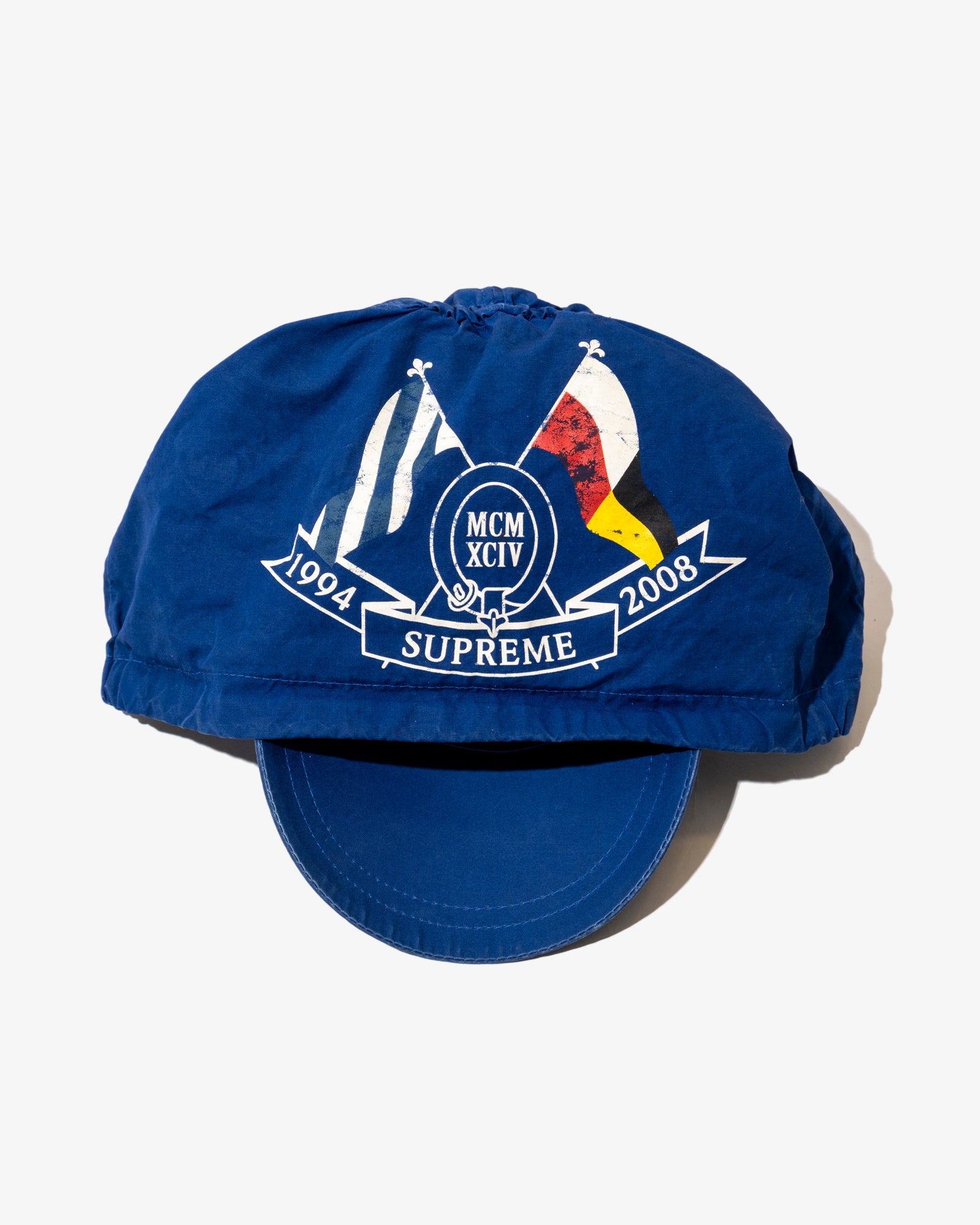2008 SUPREME SAFARI LONG BILL CAP (Blue)