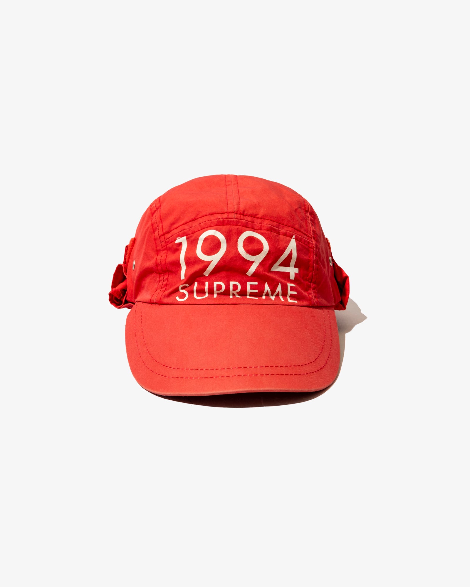 2008 SUPREME SAFARI LONG BILL CAP (Red)
