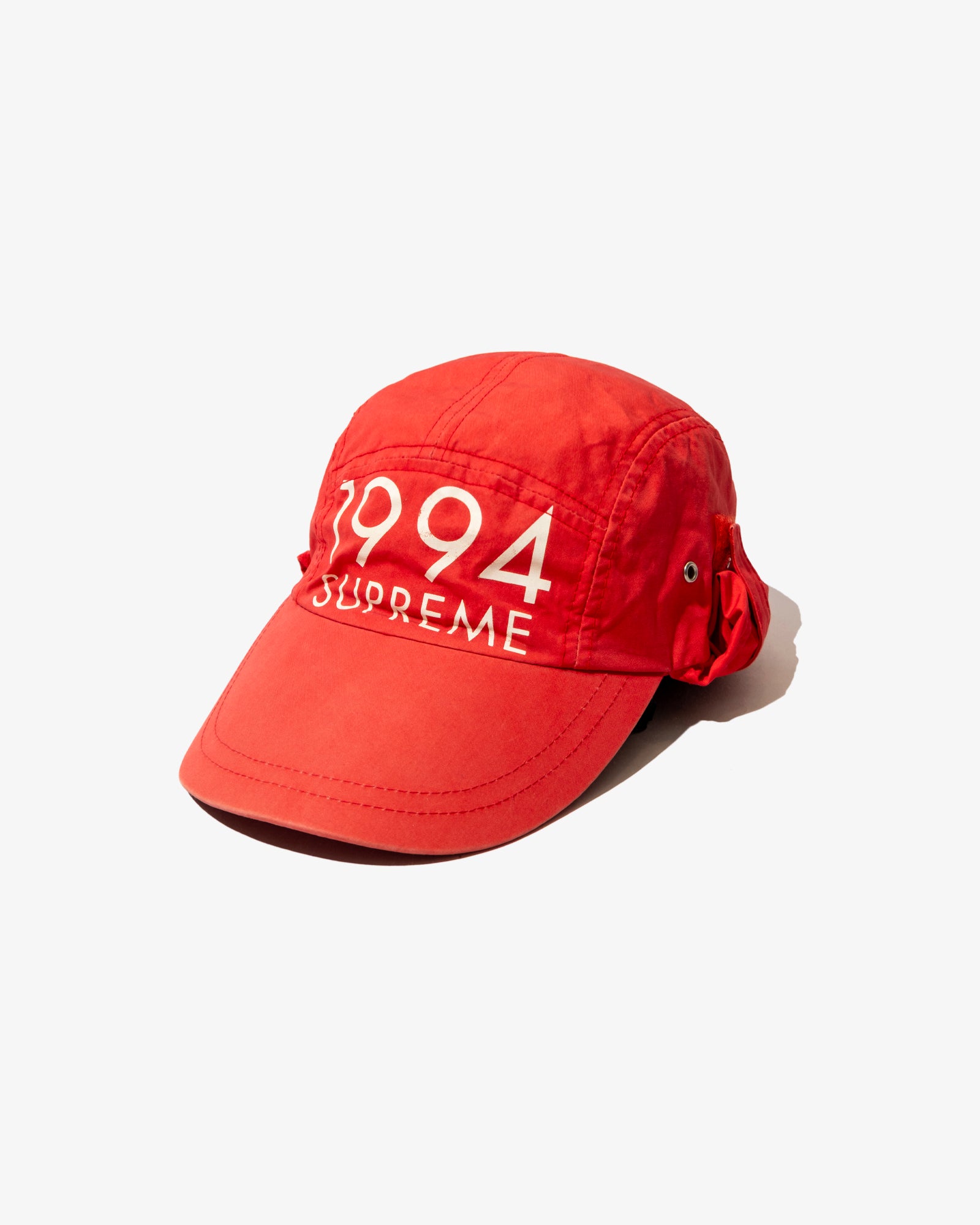 2008 SUPREME SAFARI LONG BILL CAP (Red)