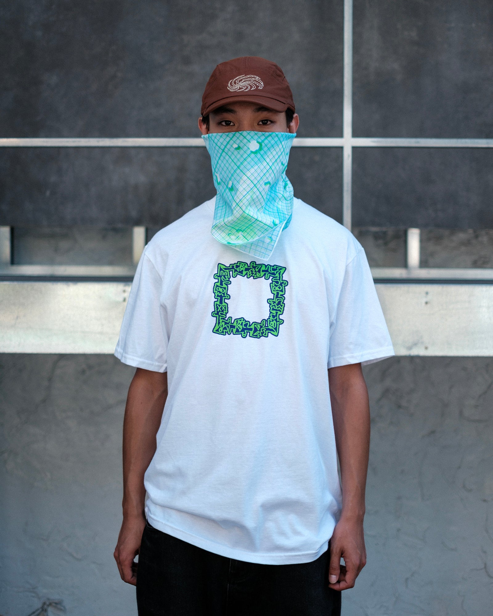 GEEK OUT STORE x TRADINGS™ "GRID CAMO BANDANA"