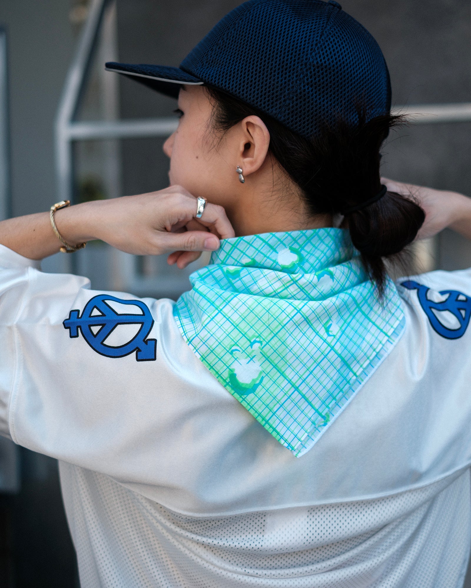 GEEK OUT STORE x TRADINGS™ "GRID CAMO BANDANA"