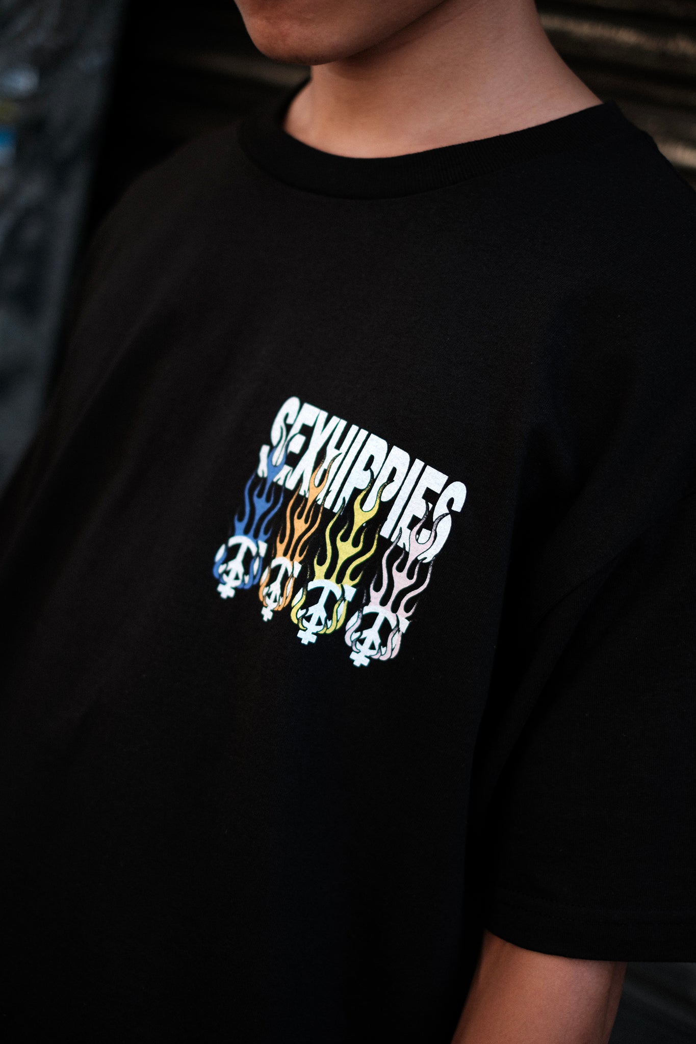 FLAME CIRCLE LOGO TEE
