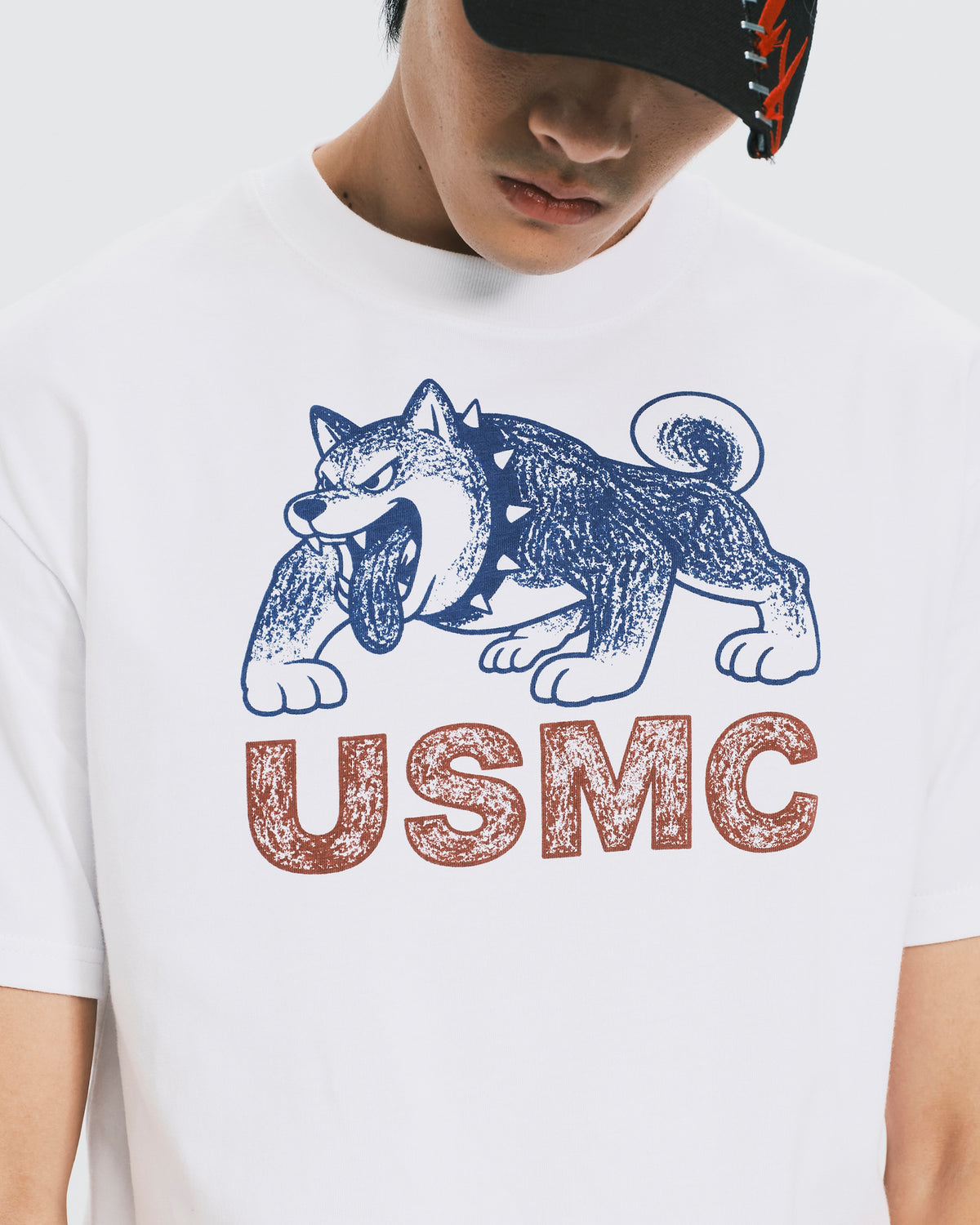 (nu-T123) USMC Shiba Tee