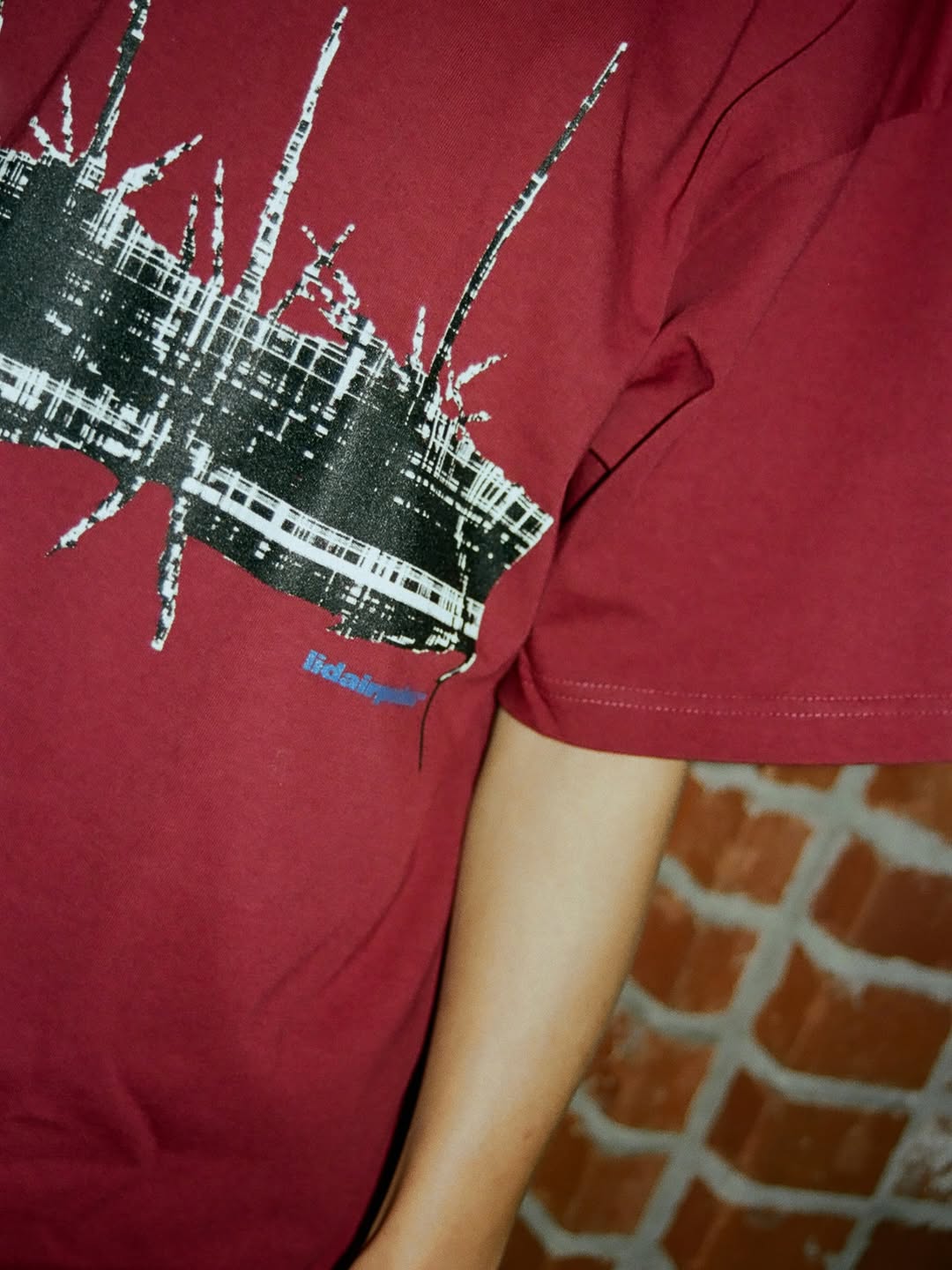 PLAID CACTUS TEE (Red)