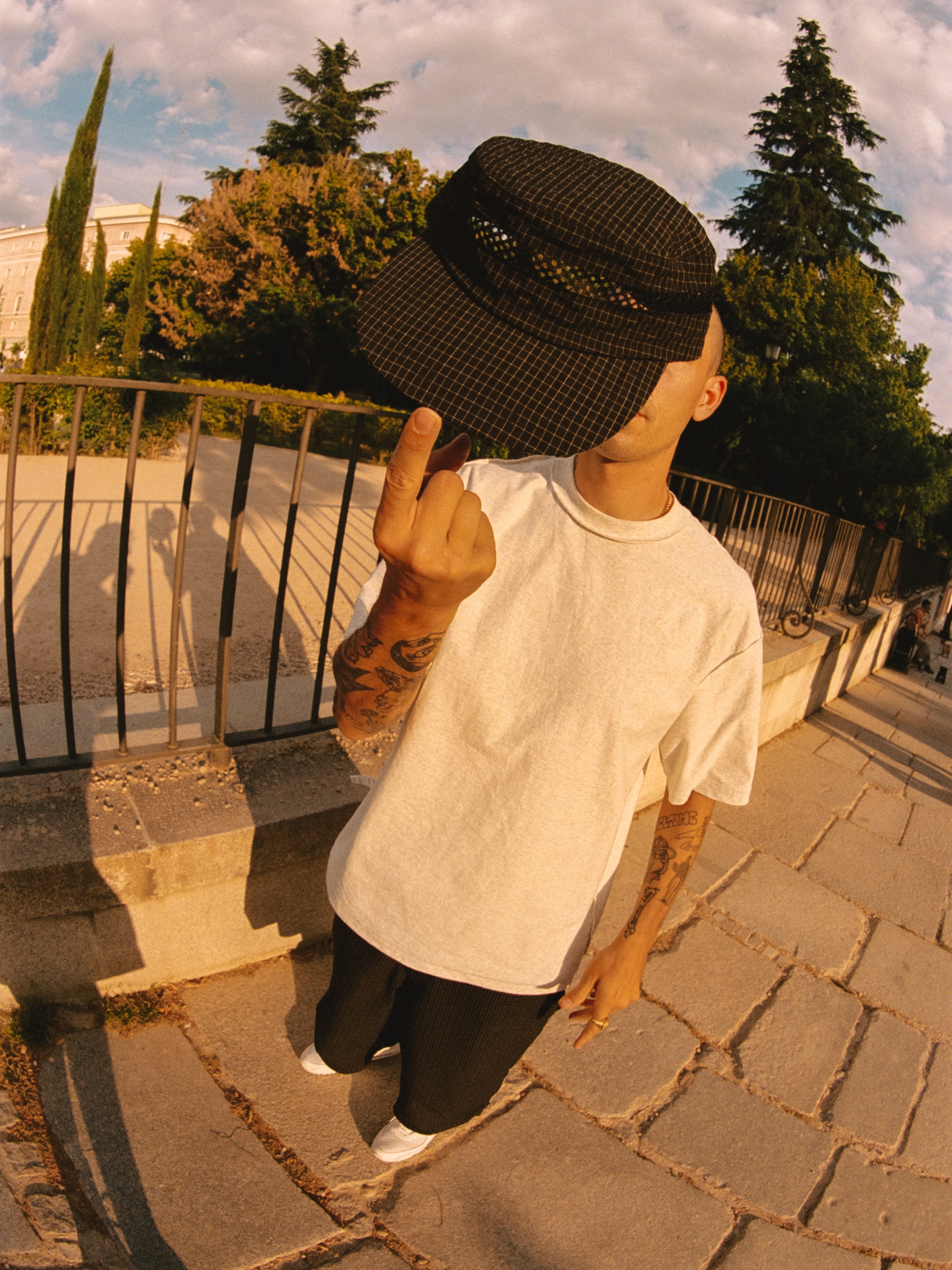 CYLINDER MESH HAT