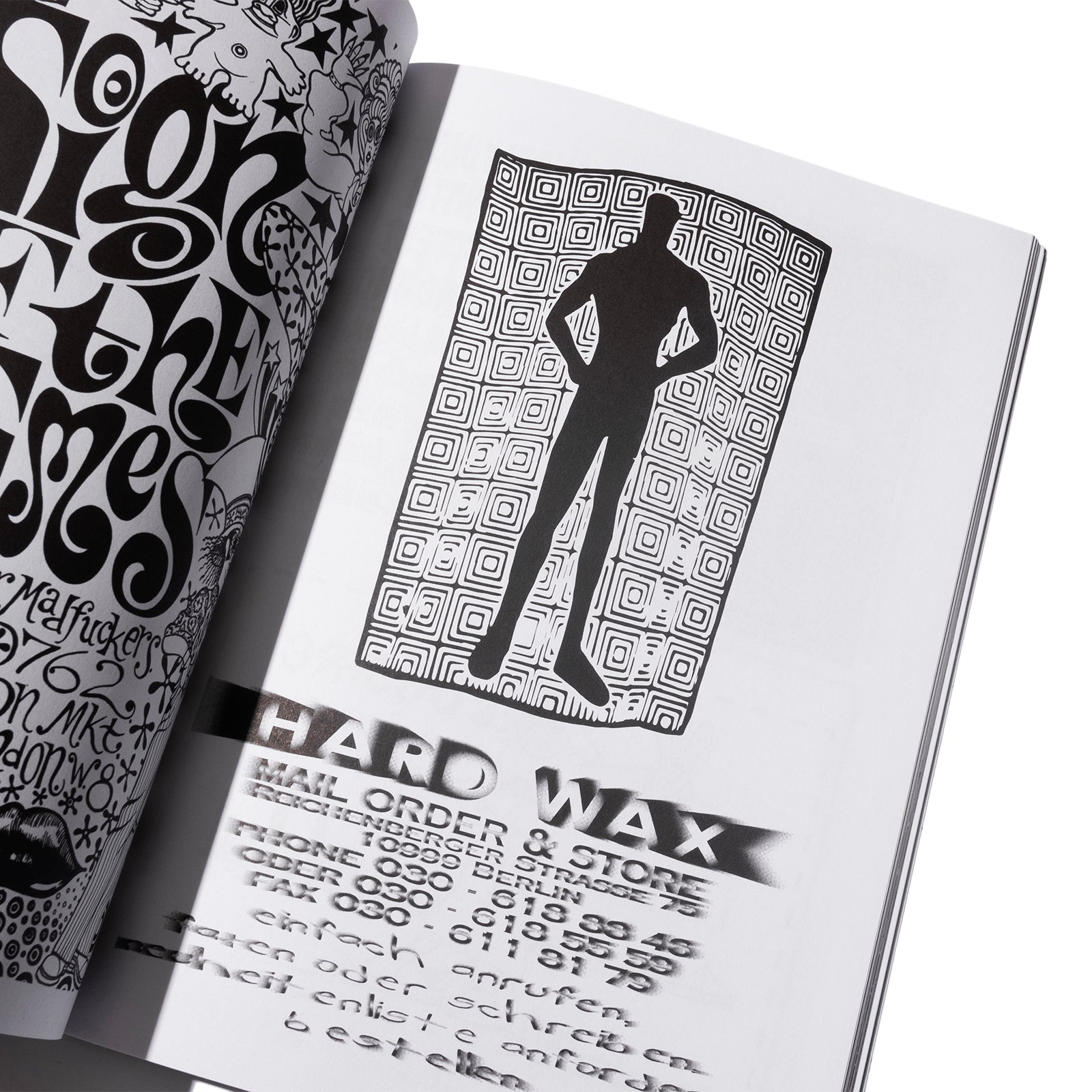 Archivio #1 – Records store ads and paper ephemera from Rave fanzines of the early 90s