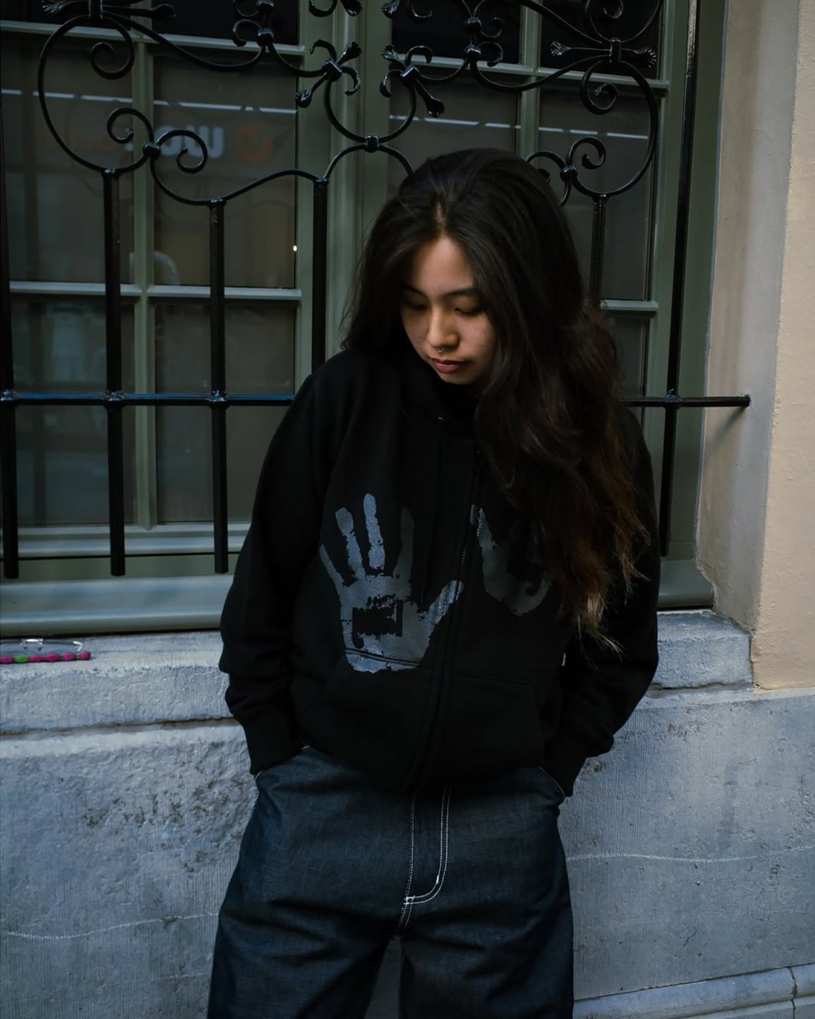 YOKOZUNA HAND ZIP HOODIE