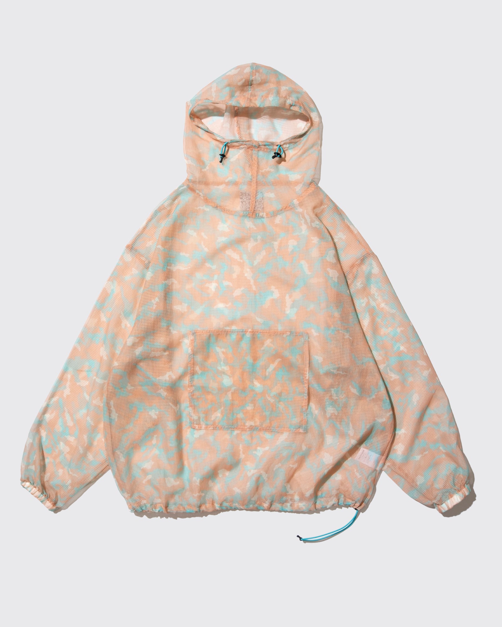 MESH CAMO HOODIE (Orange)