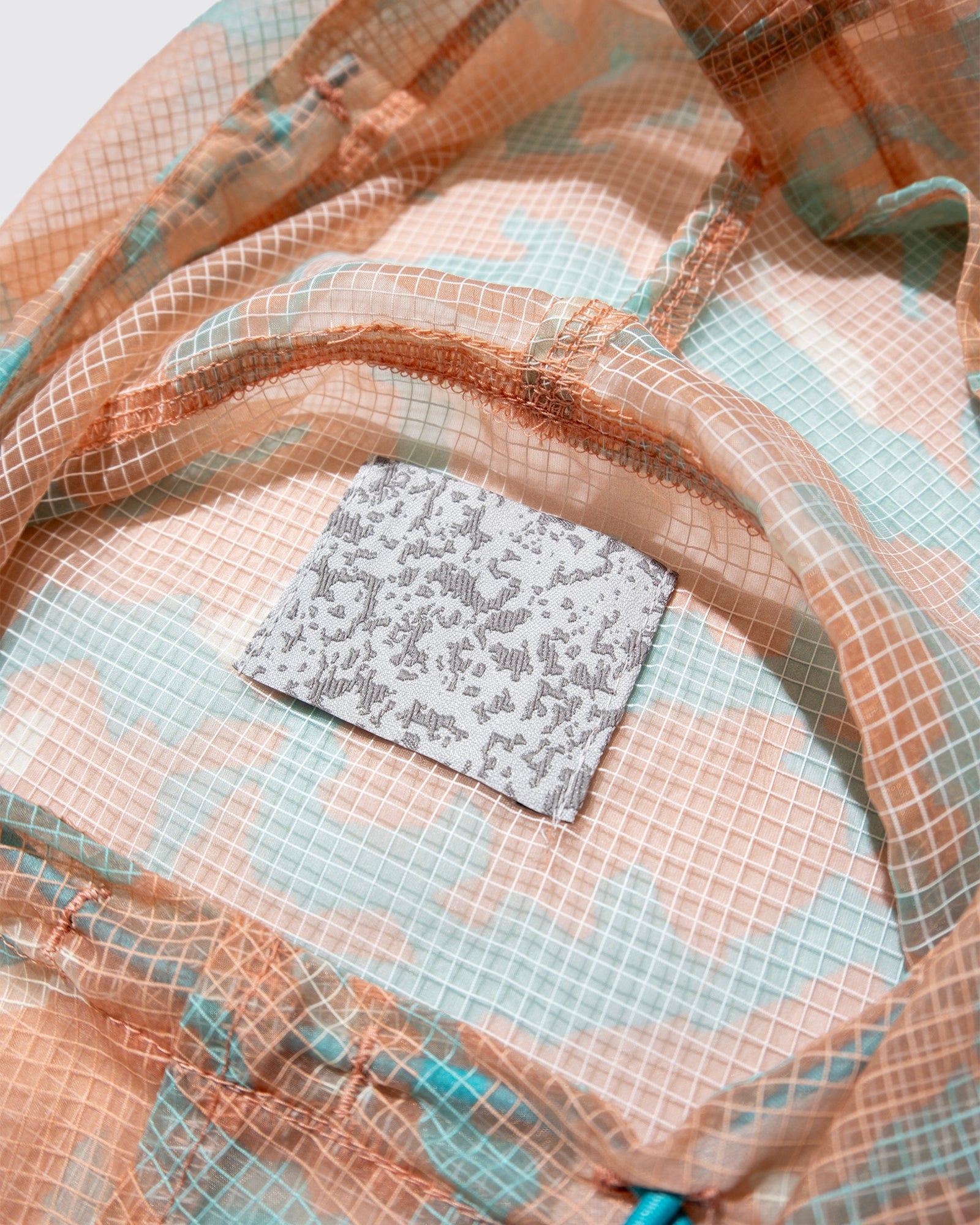 MESH CAMO HOODIE (Orange)