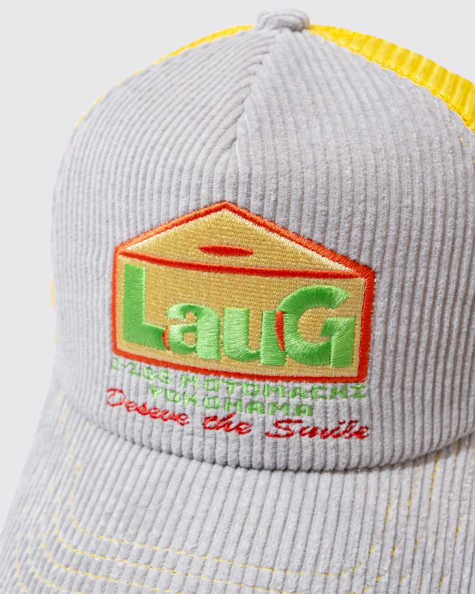 HOME CORDUROY TRUCKER HAT (Yellow)