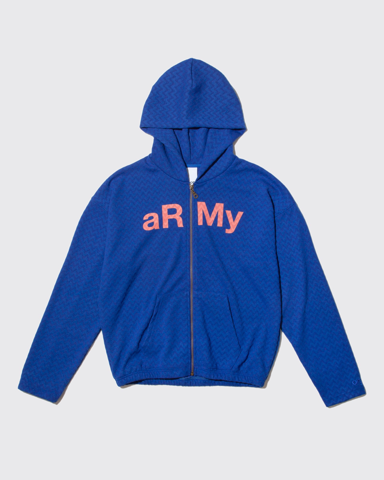 (nu-22) aRMy Slim Wave Zip Hoodie