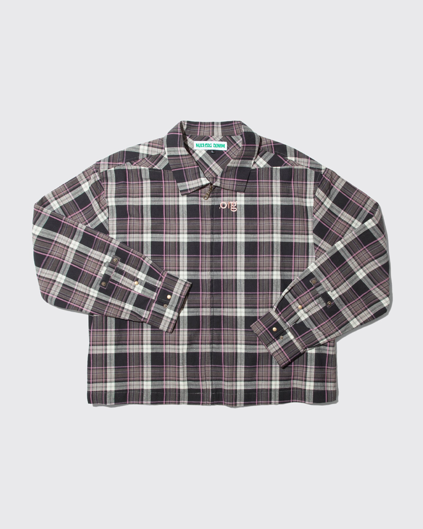 (nu-S13) DEI Zip Shirt (Black)