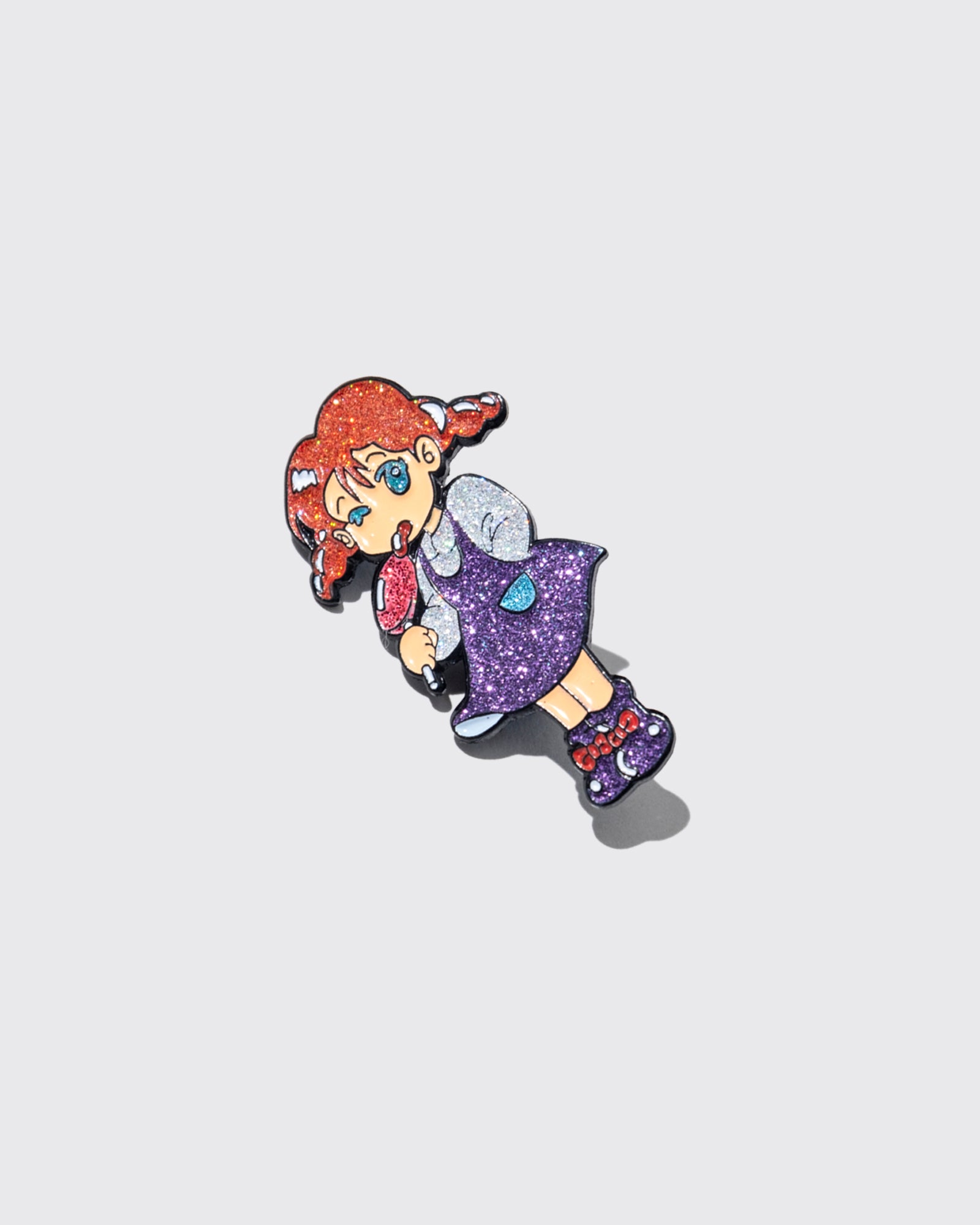 WENSKI & MAZIAH PIN BADGE PURPLE
