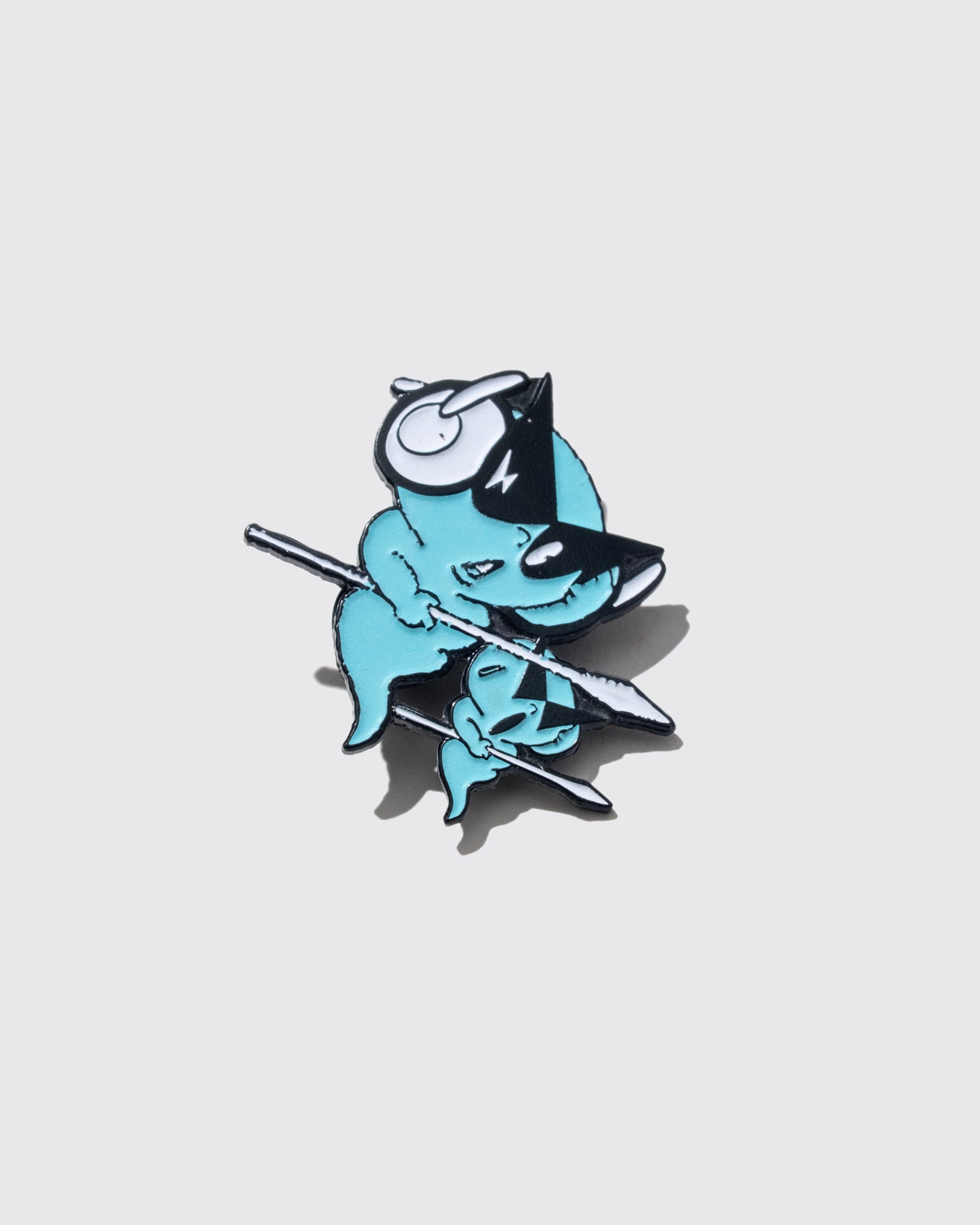 CO2 CO2こつこつ君 I BELIEVE I CAN FLY!!!!! PIN BADGE GLOŴ BLUE