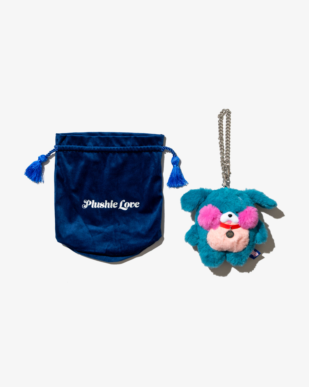 ZIRCON PUPPY SNOOZLE BAG CHARM