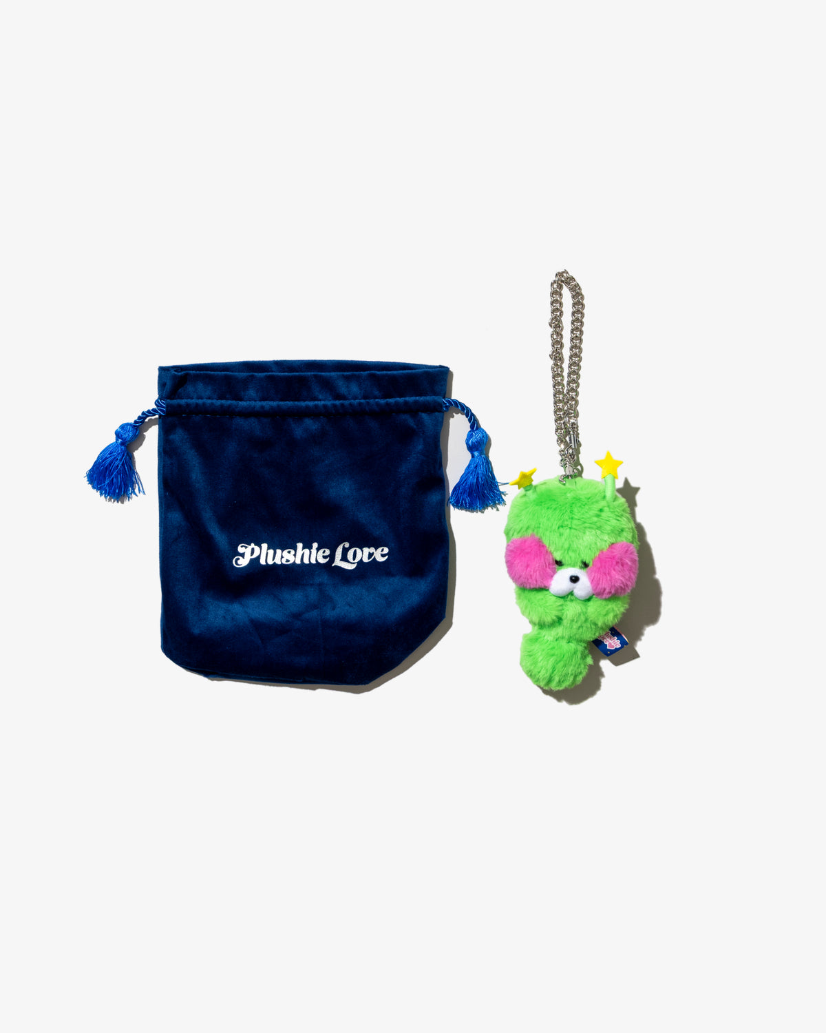 PERIDOT WORM BAG CHARM