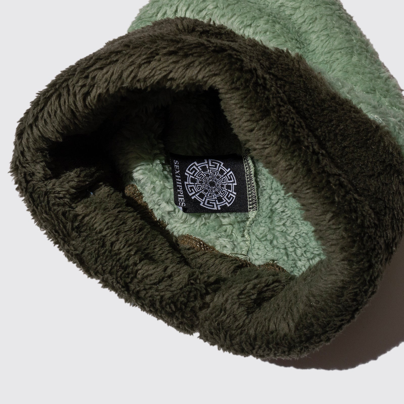 2-TONE FLEECE BEENIE (Olive)