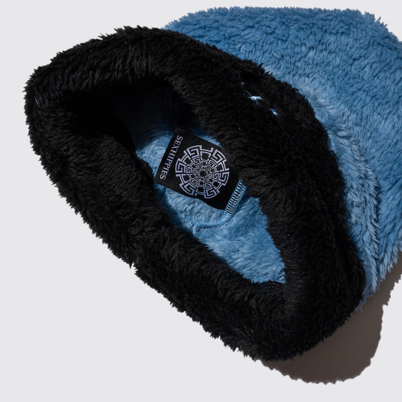 2-TONE FLEECE BEENIE (Blue)