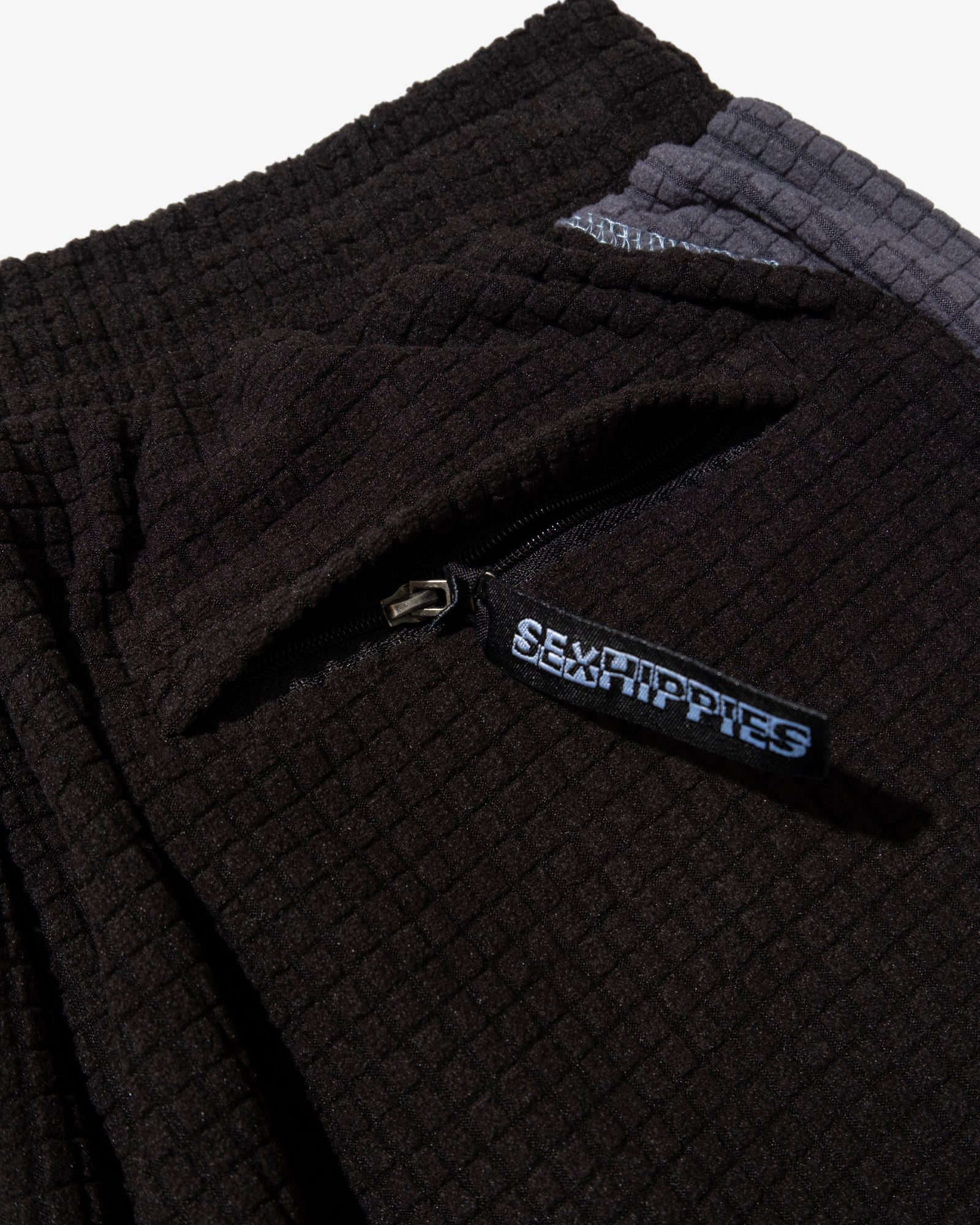 GRID FLEECE SHORTS (Black*Grey)