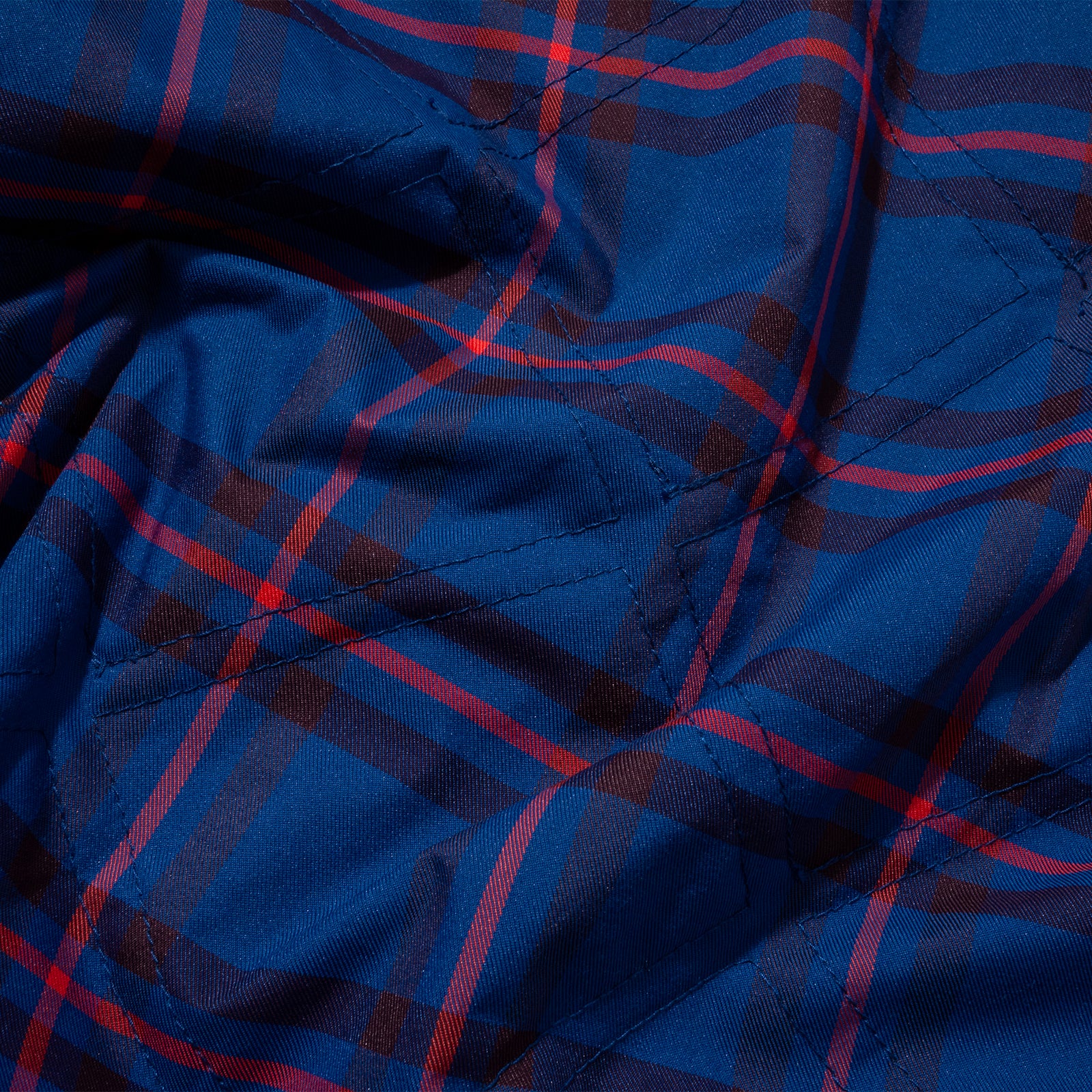TARTAN PLAID QUILTED INSULATOR JACKET