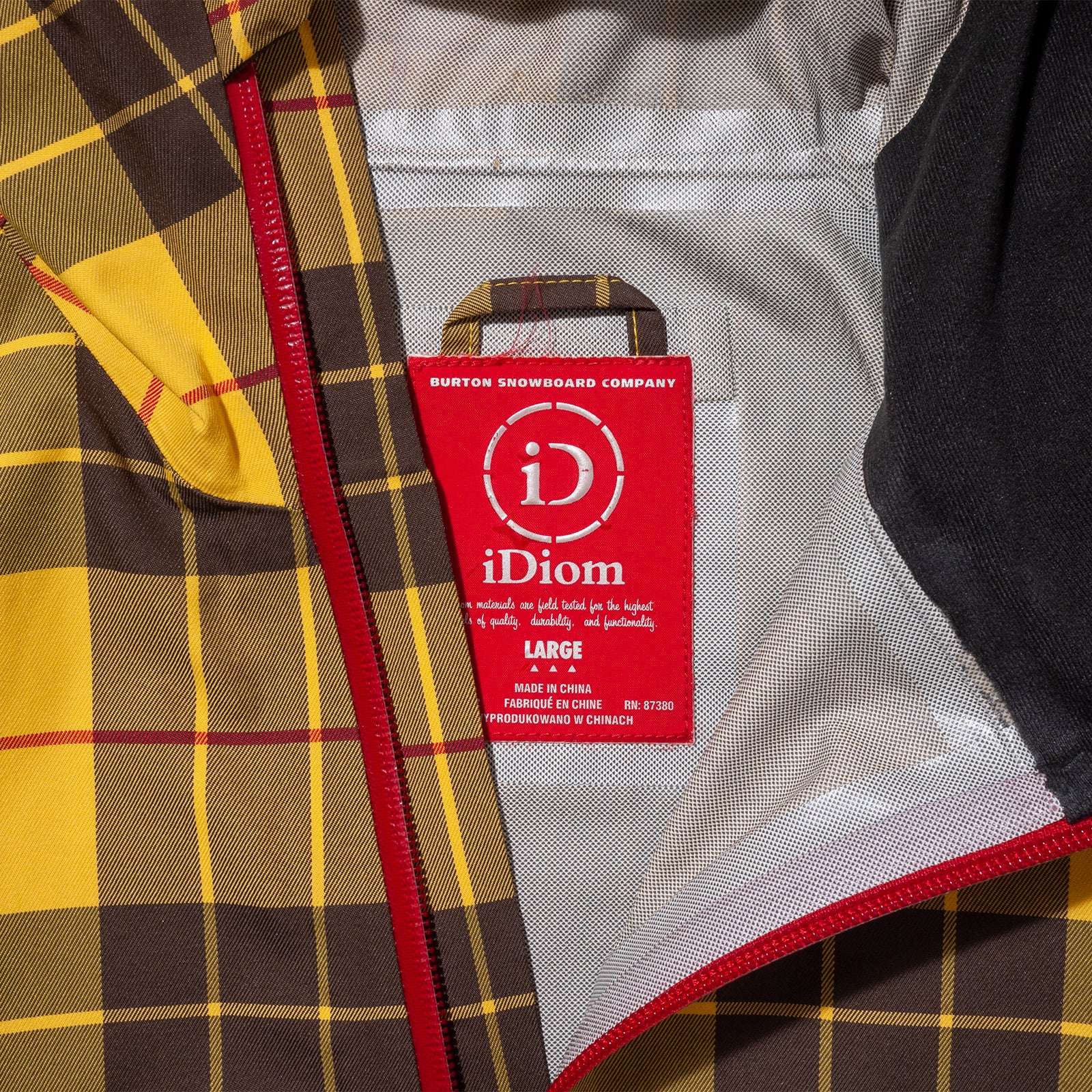 TARTAN PLAID 2.5L SLANT JACKET