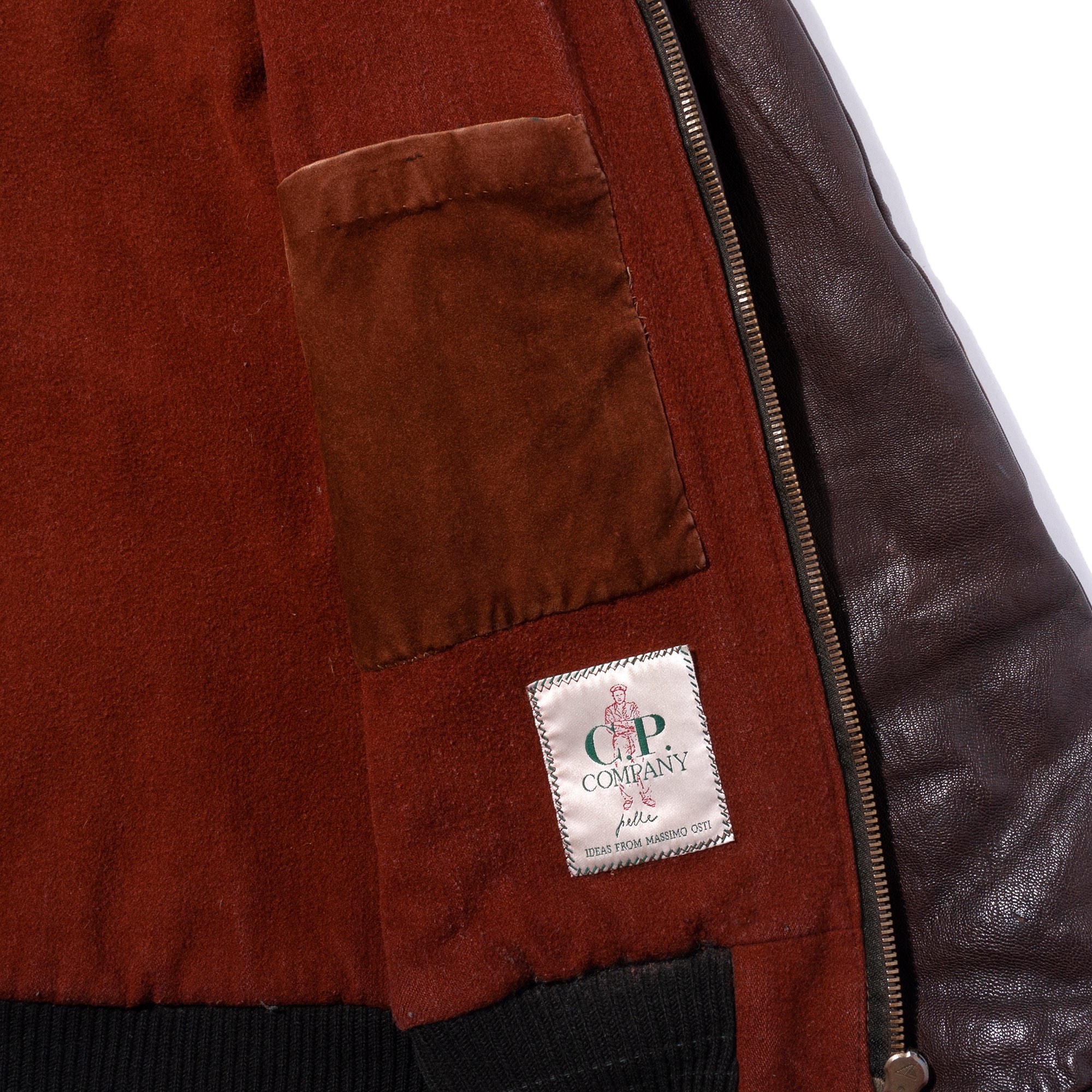 LEATHER BOMBER JACKET