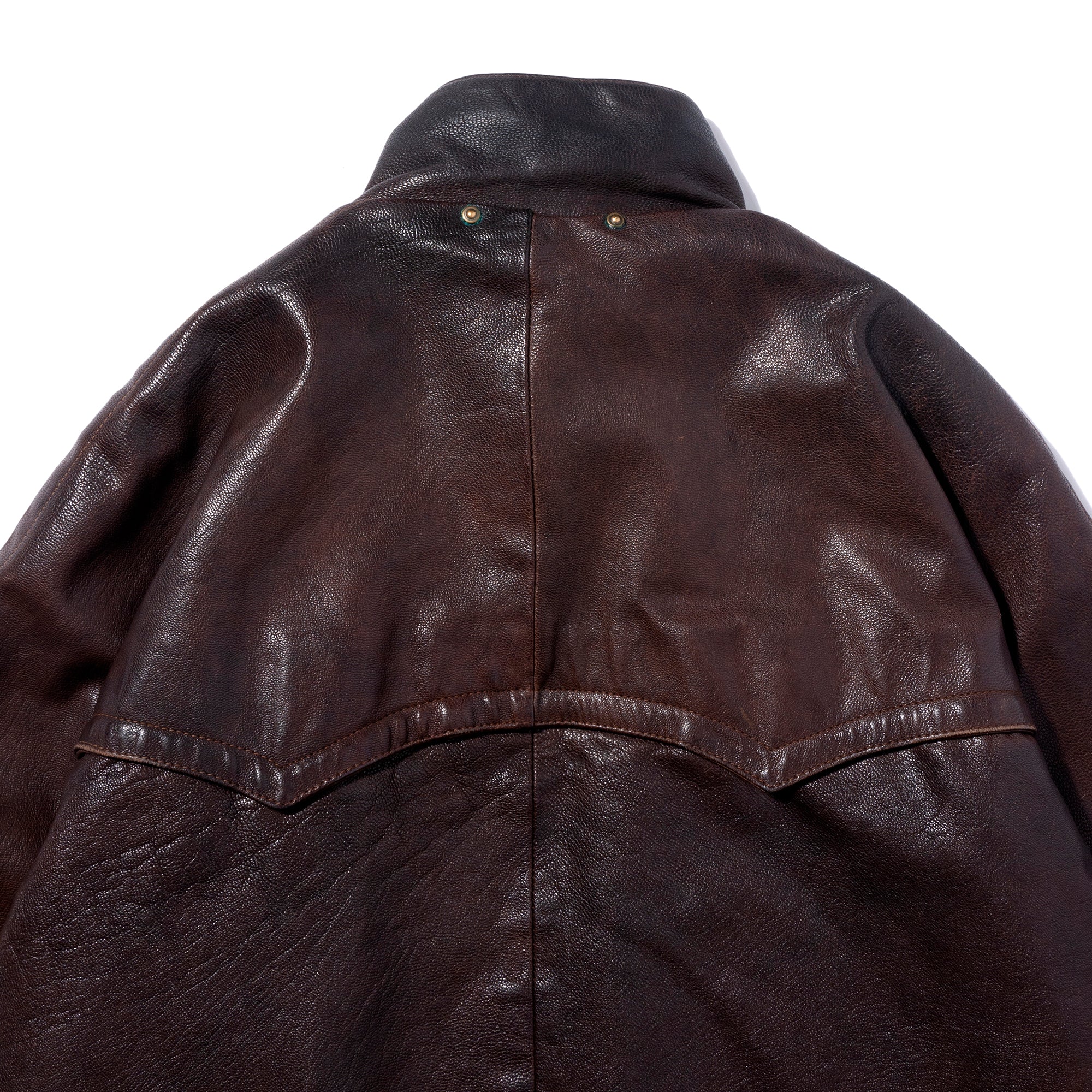 LEATHER BOMBER JACKET