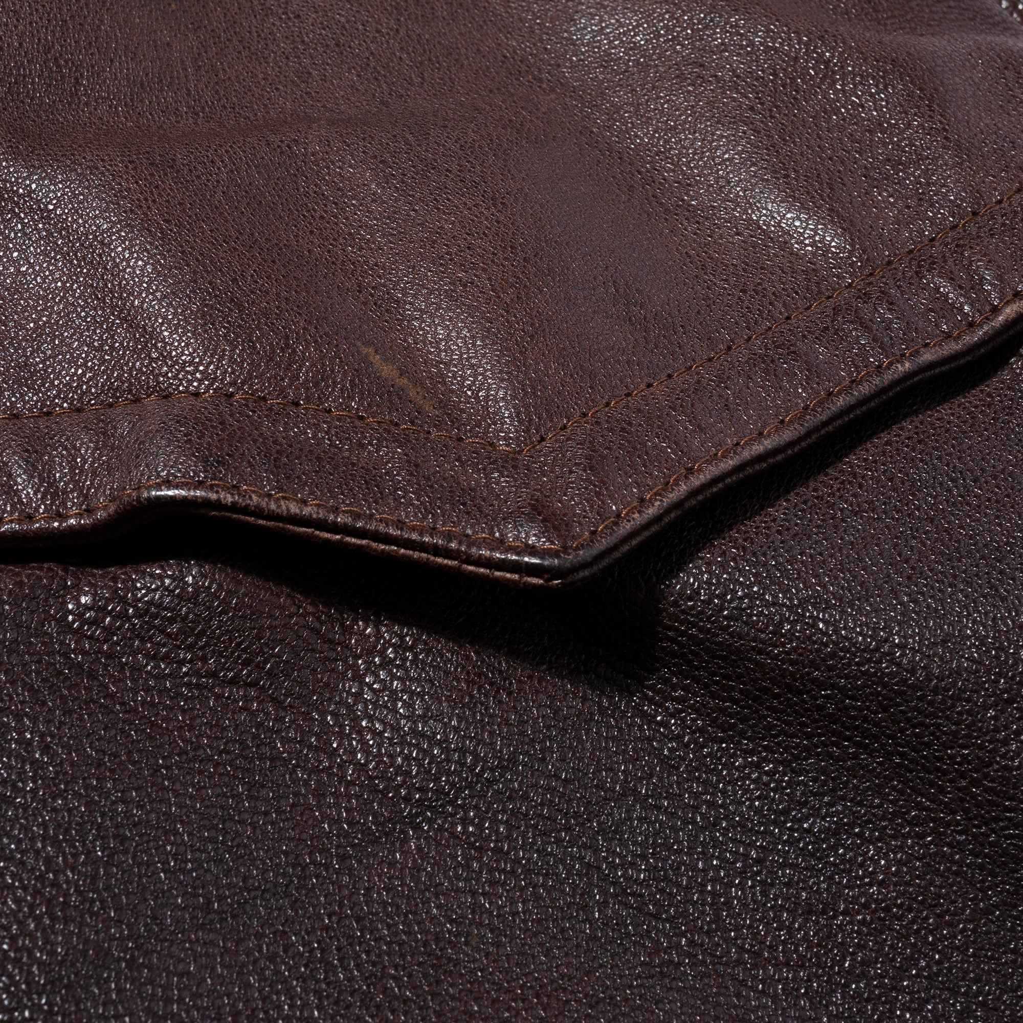 LEATHER BOMBER JACKET