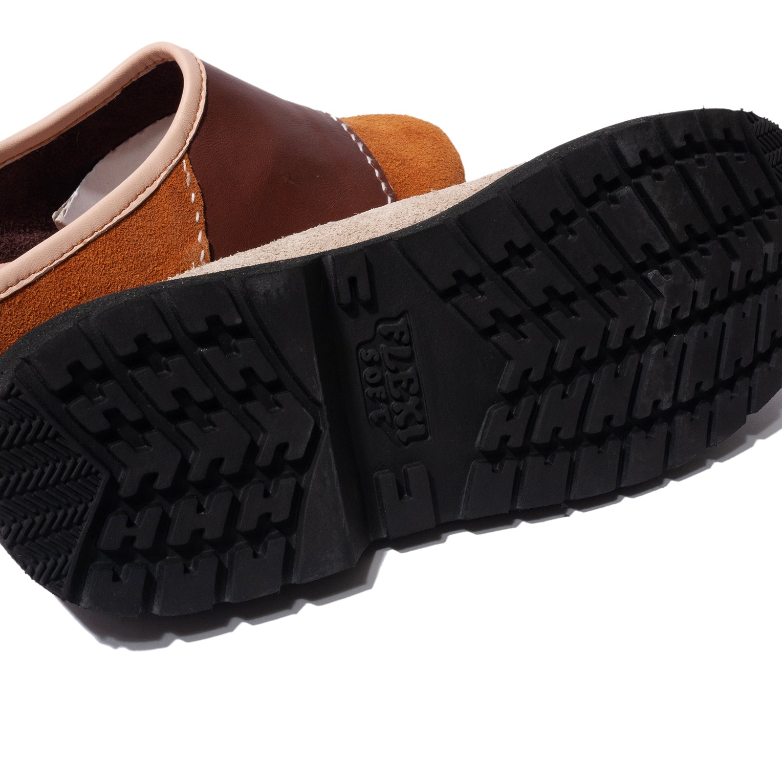 PATCH LEATHER MULE