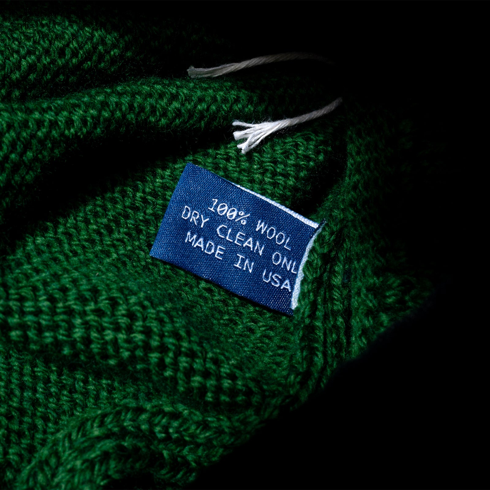 NY WOOL KNIT BEANIE (Green)